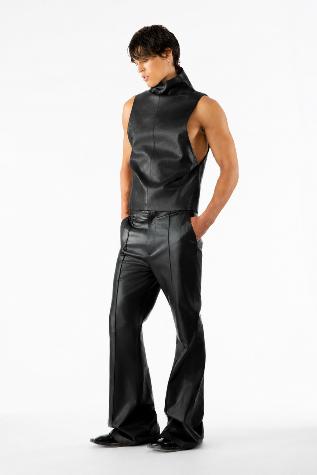 Leonie Pant Black Leather