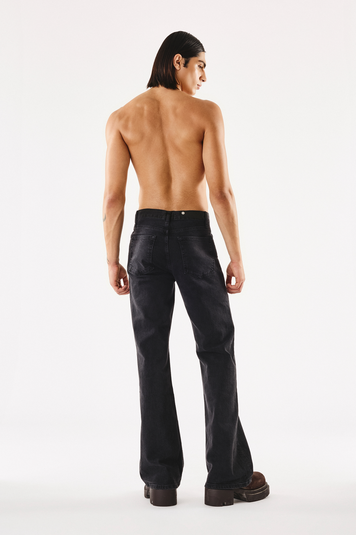 James Denim Pant Washed Black