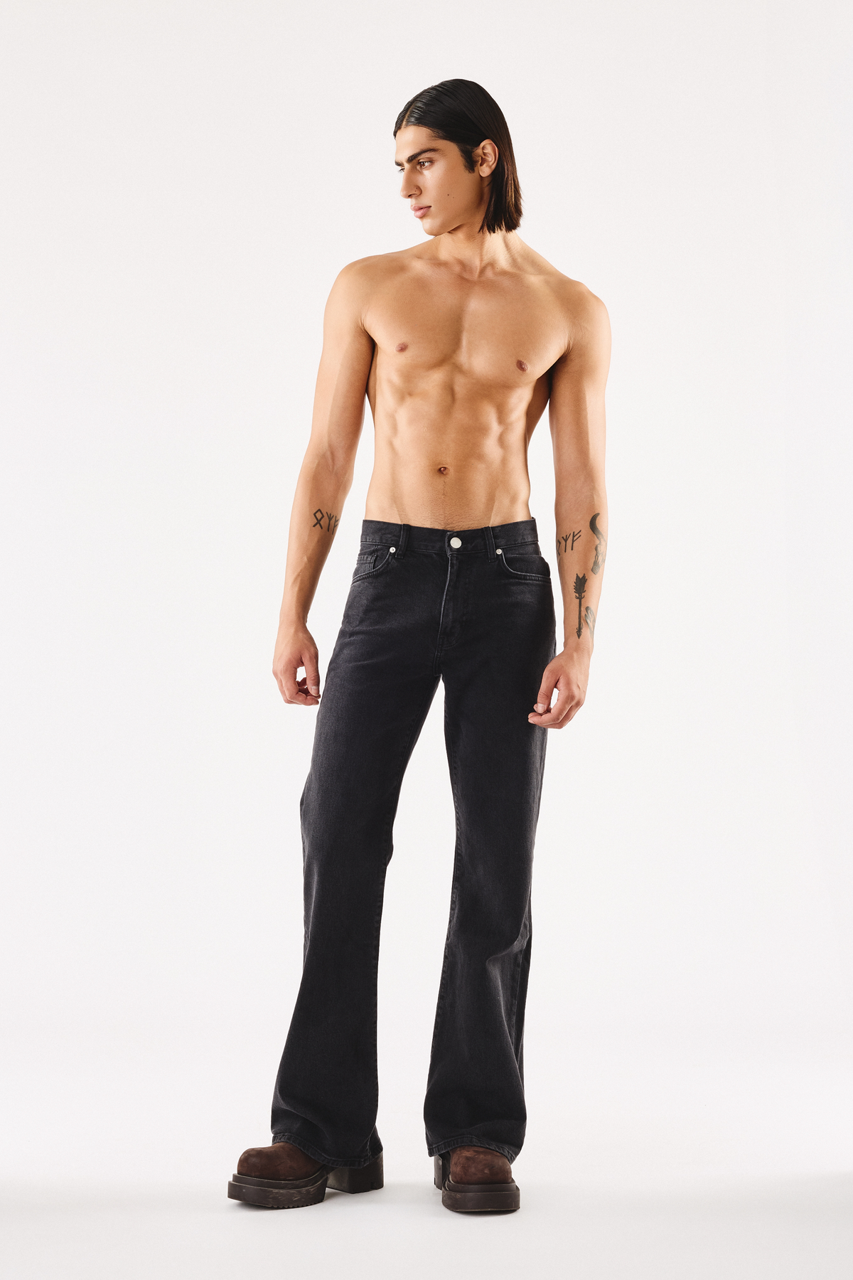 James Denim Pant Washed Black