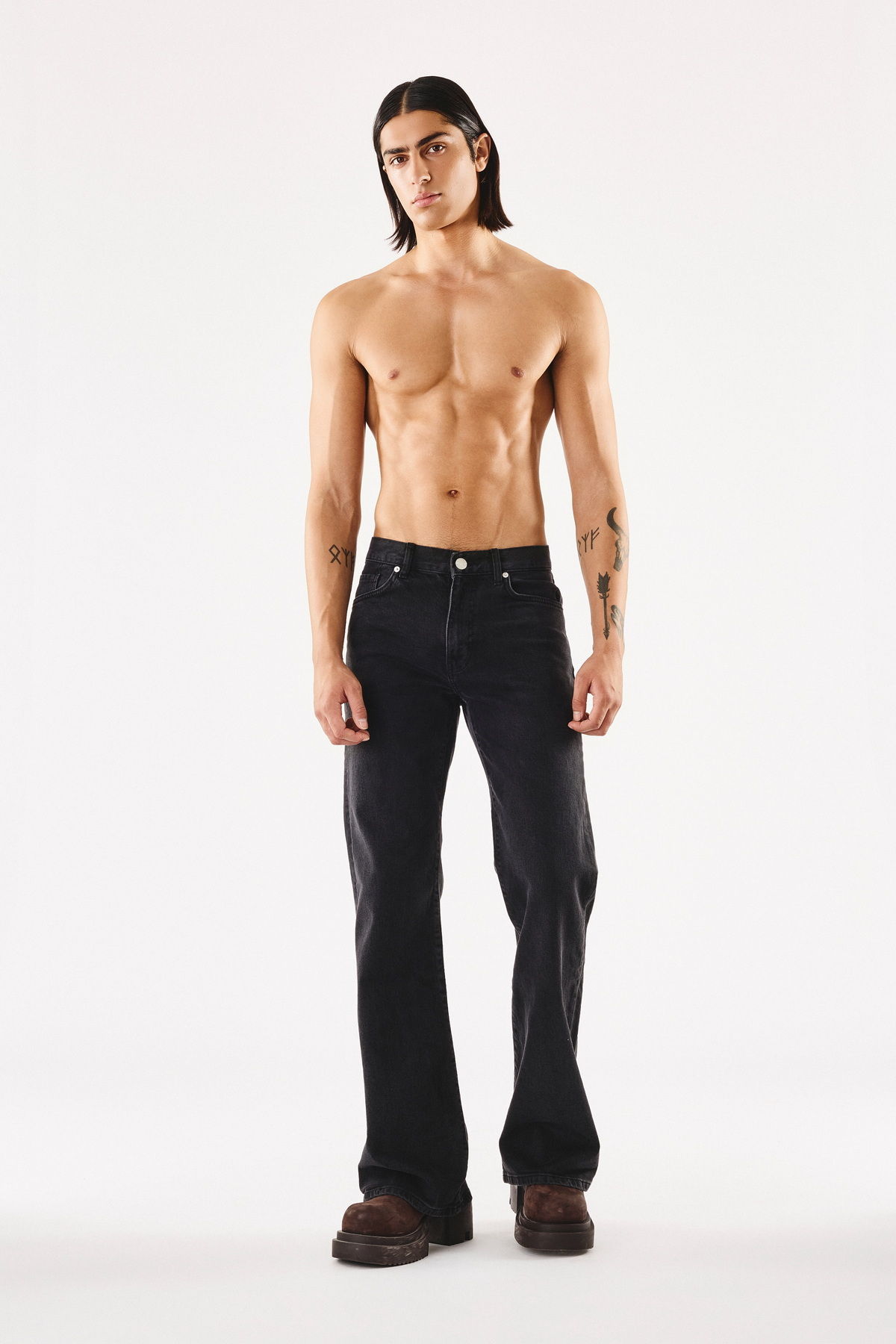 James Denim Pant Washed Black