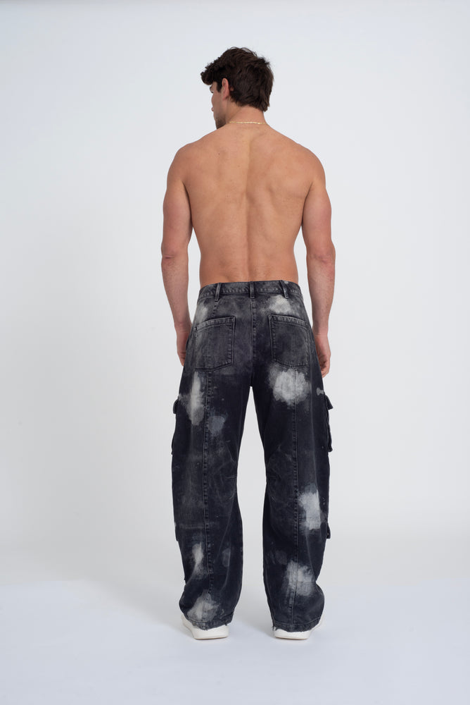 Roland Cargo Denim Paint Splash