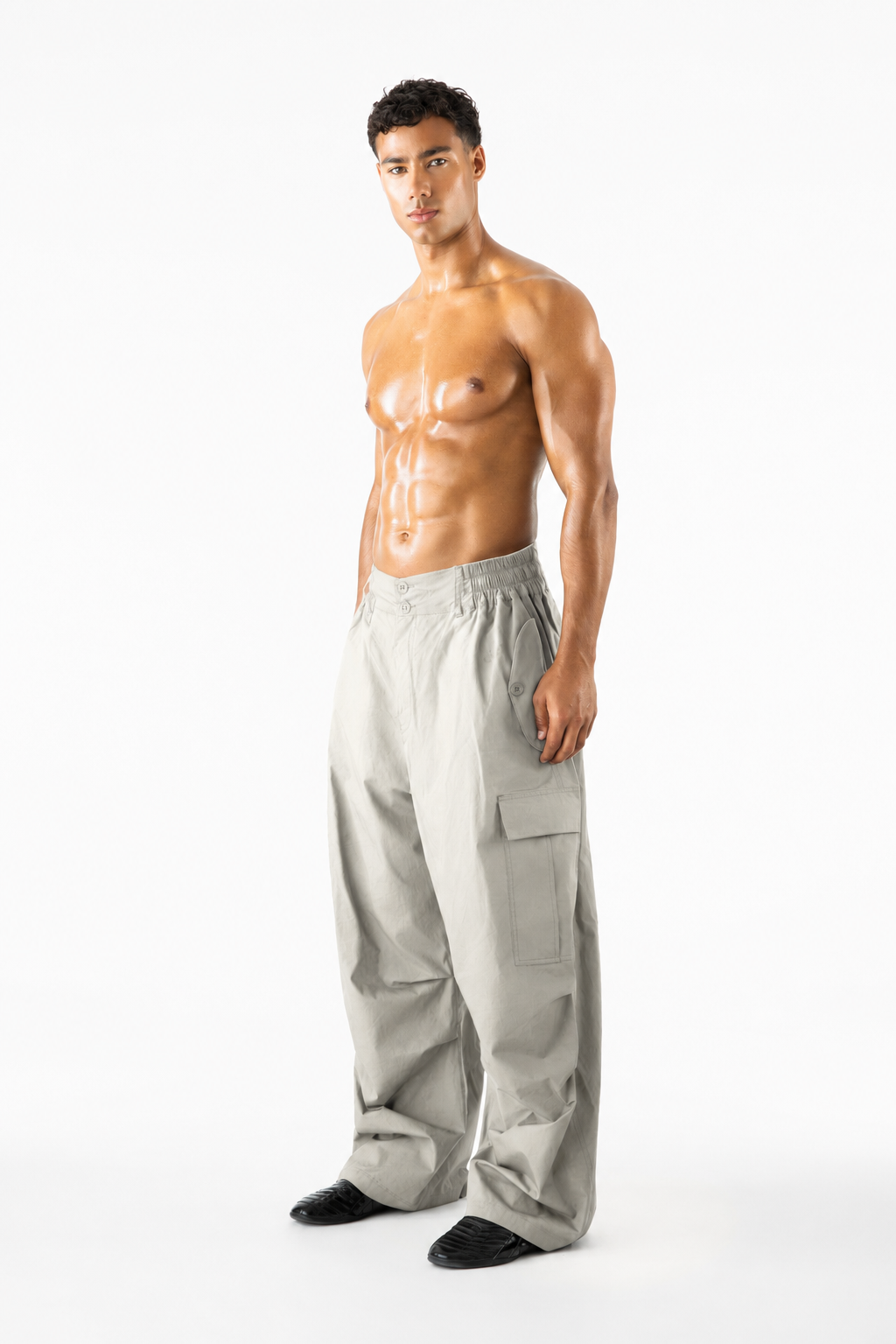 Gague Cargo Pants Stone