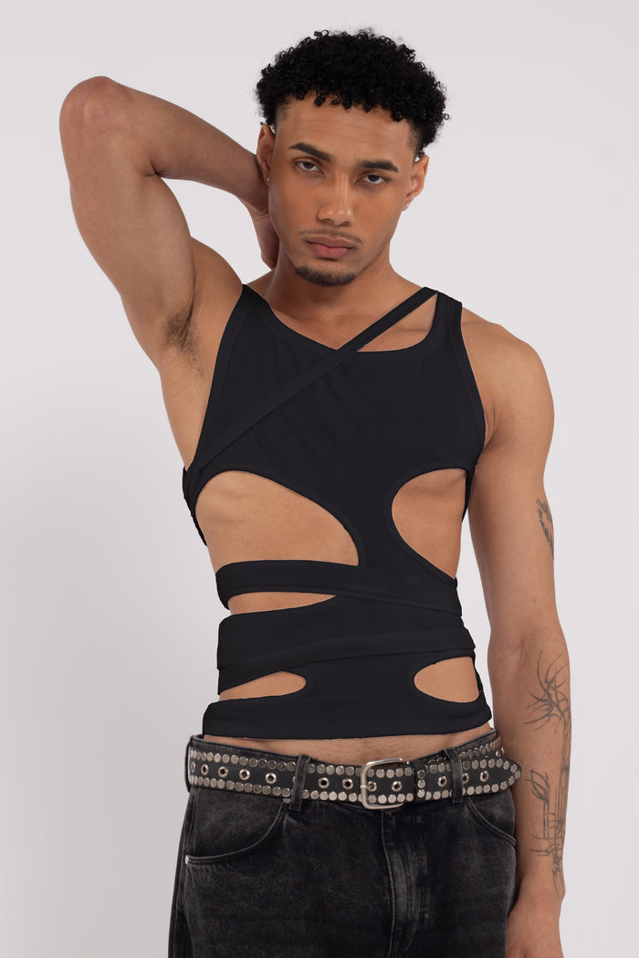 Enzo Tank Black