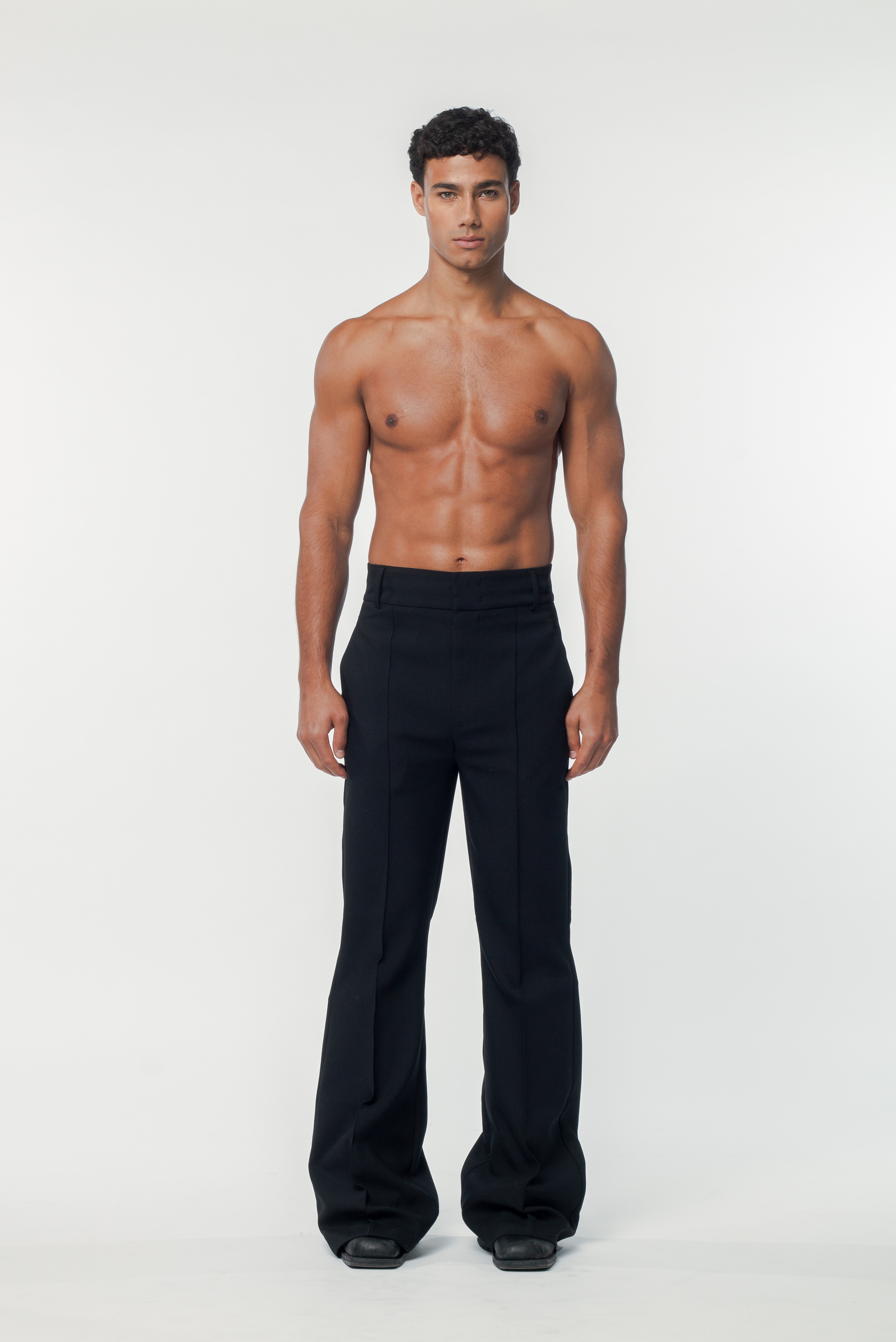 Lyze Black Mesh Top
