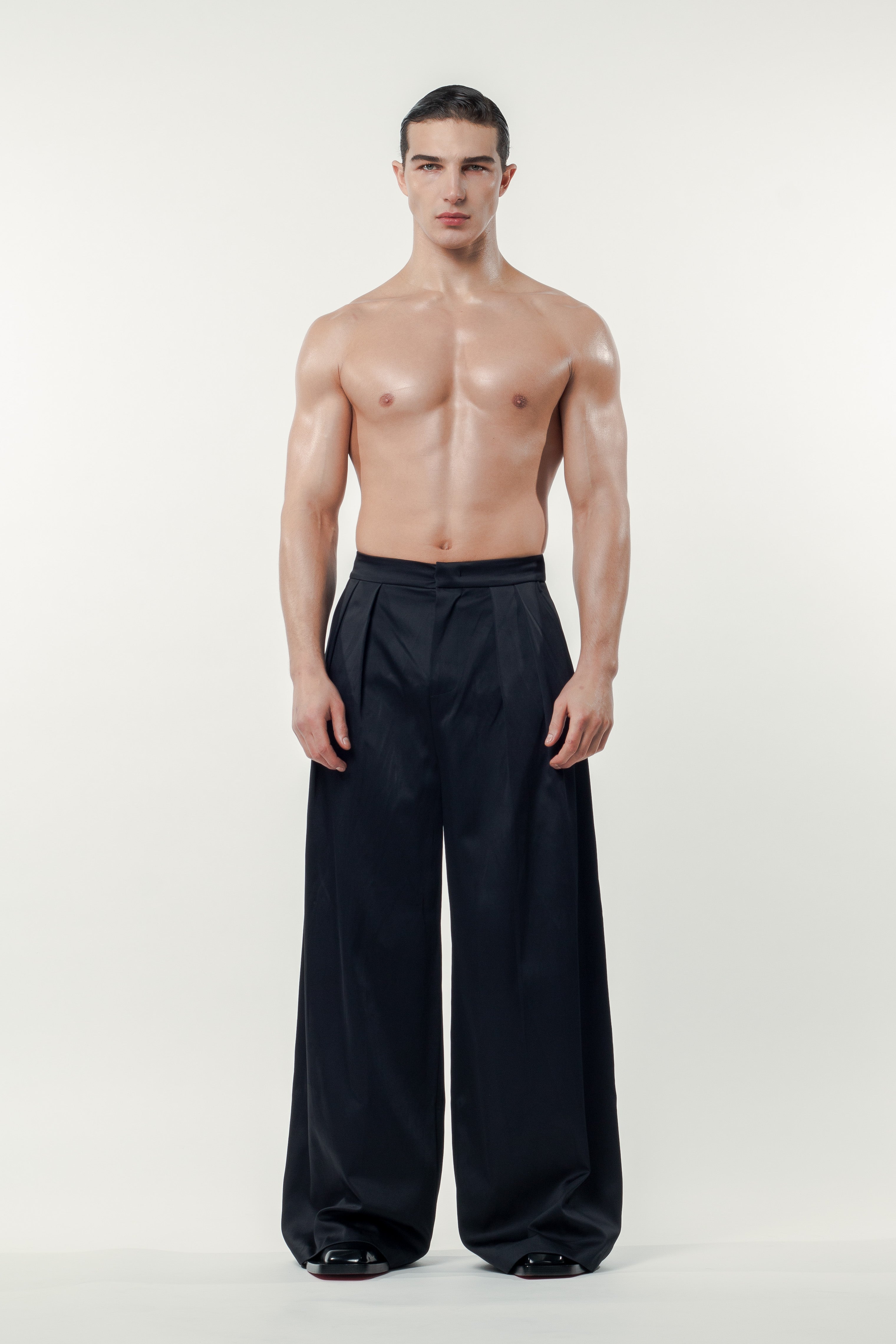 Eros Satin Pants Black