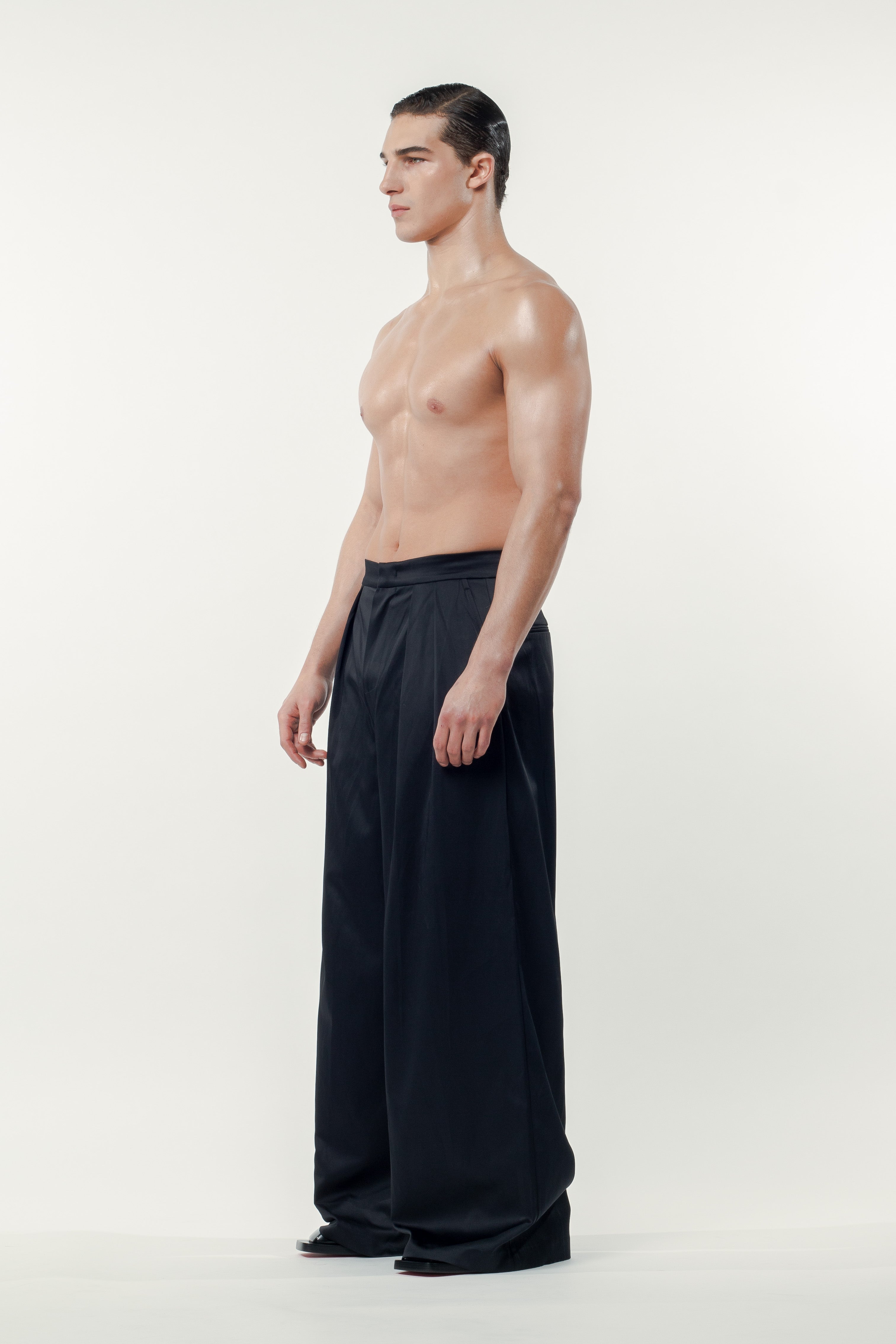 Eros Satin Pants Black