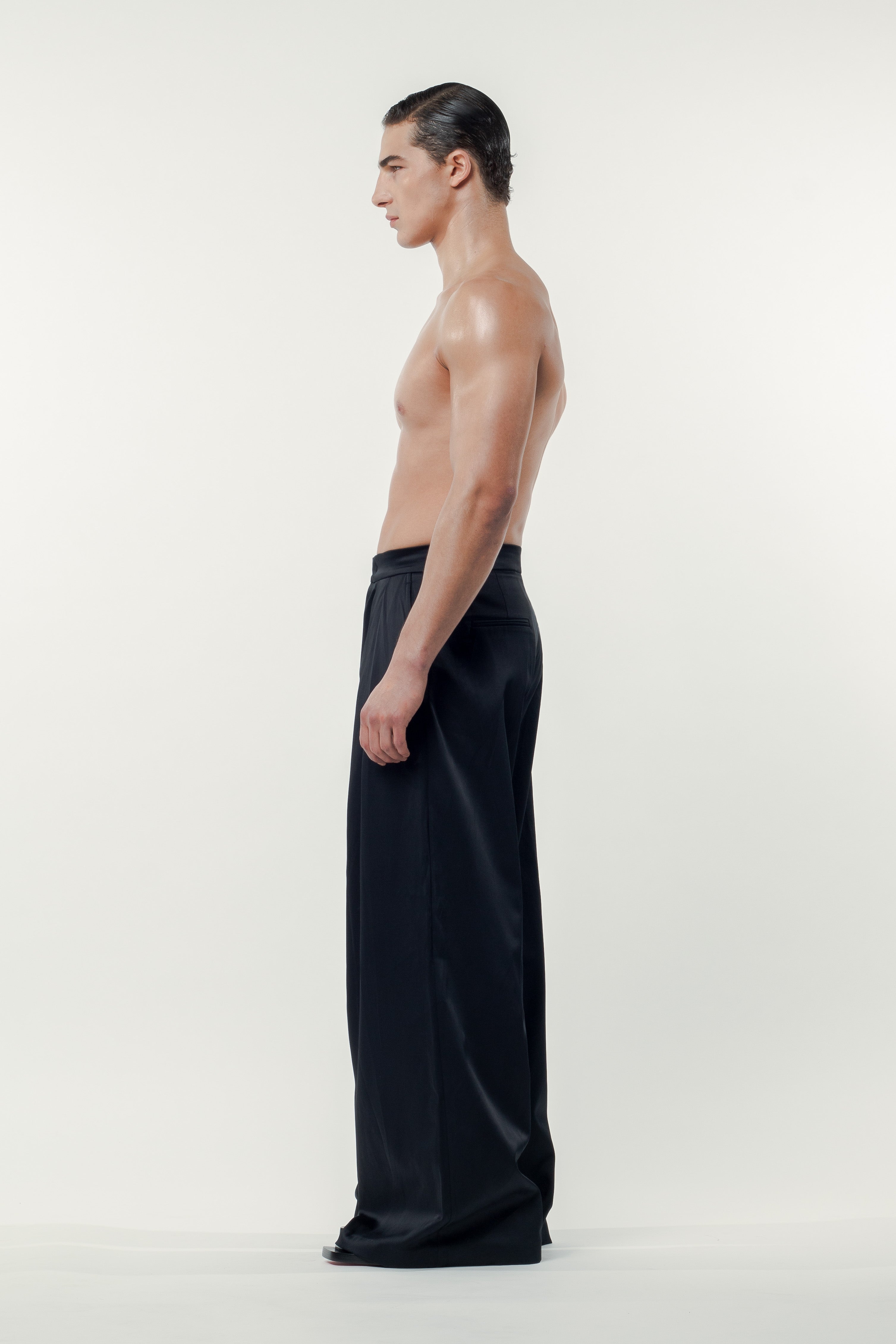 Eros Satin Pant Black