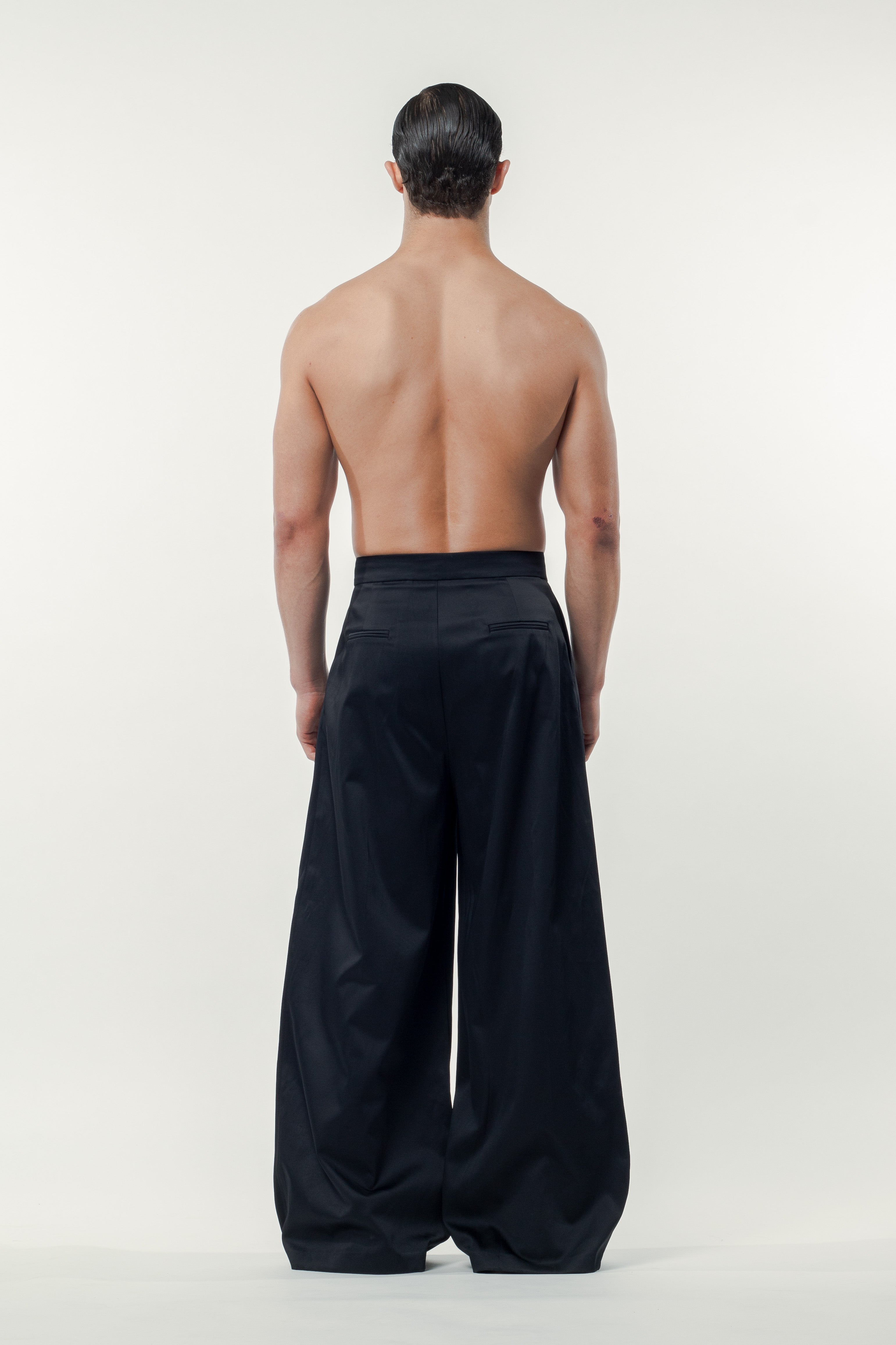 Eros Satin Pants Black