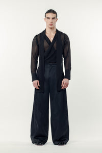 Luca Bow Shirt Plum