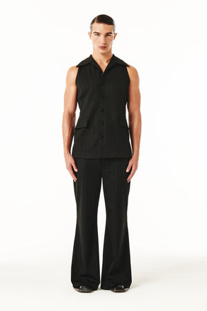 
            
                Load image into Gallery viewer, Axel Pants Black and Brown pinestripe
            
        
