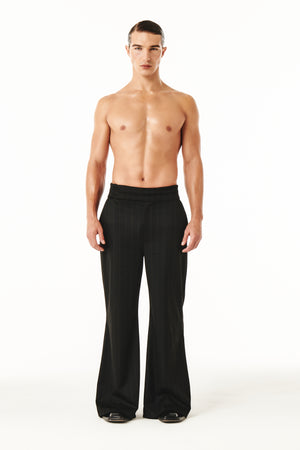 
            
                Load image into Gallery viewer, Axel Pants Black and Brown pinestripe
            
        