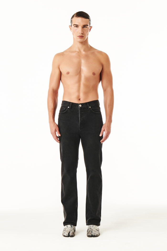 John Denim Pant Washed Black