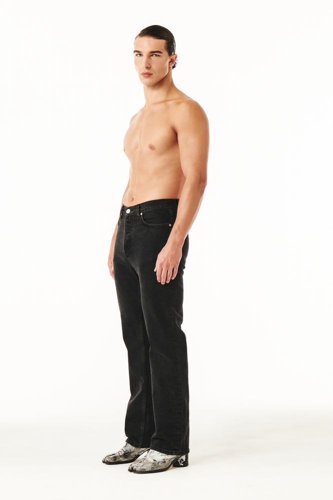 John Denim Pant Washed Black