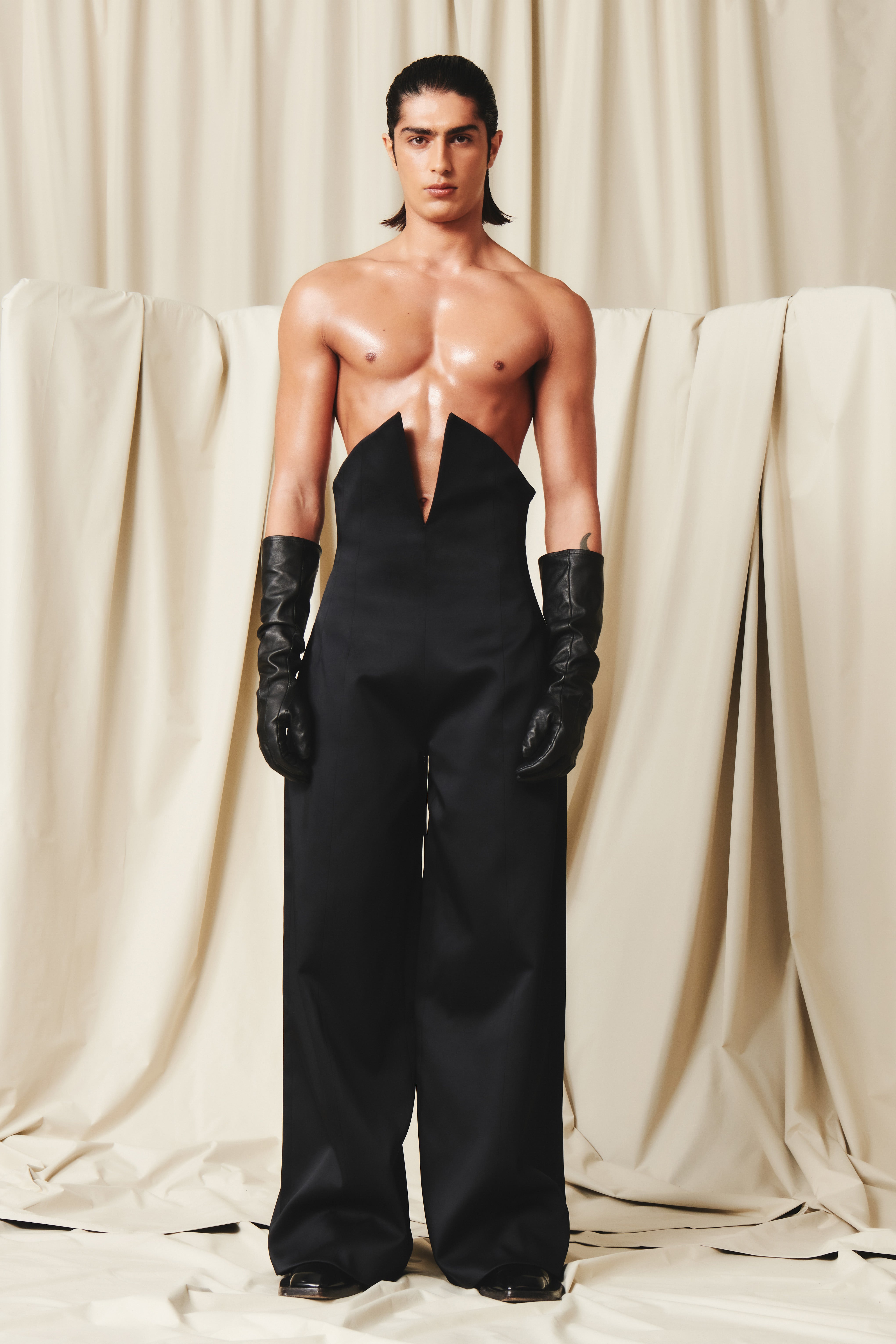 Finlay Black Corset Jumpsuit
