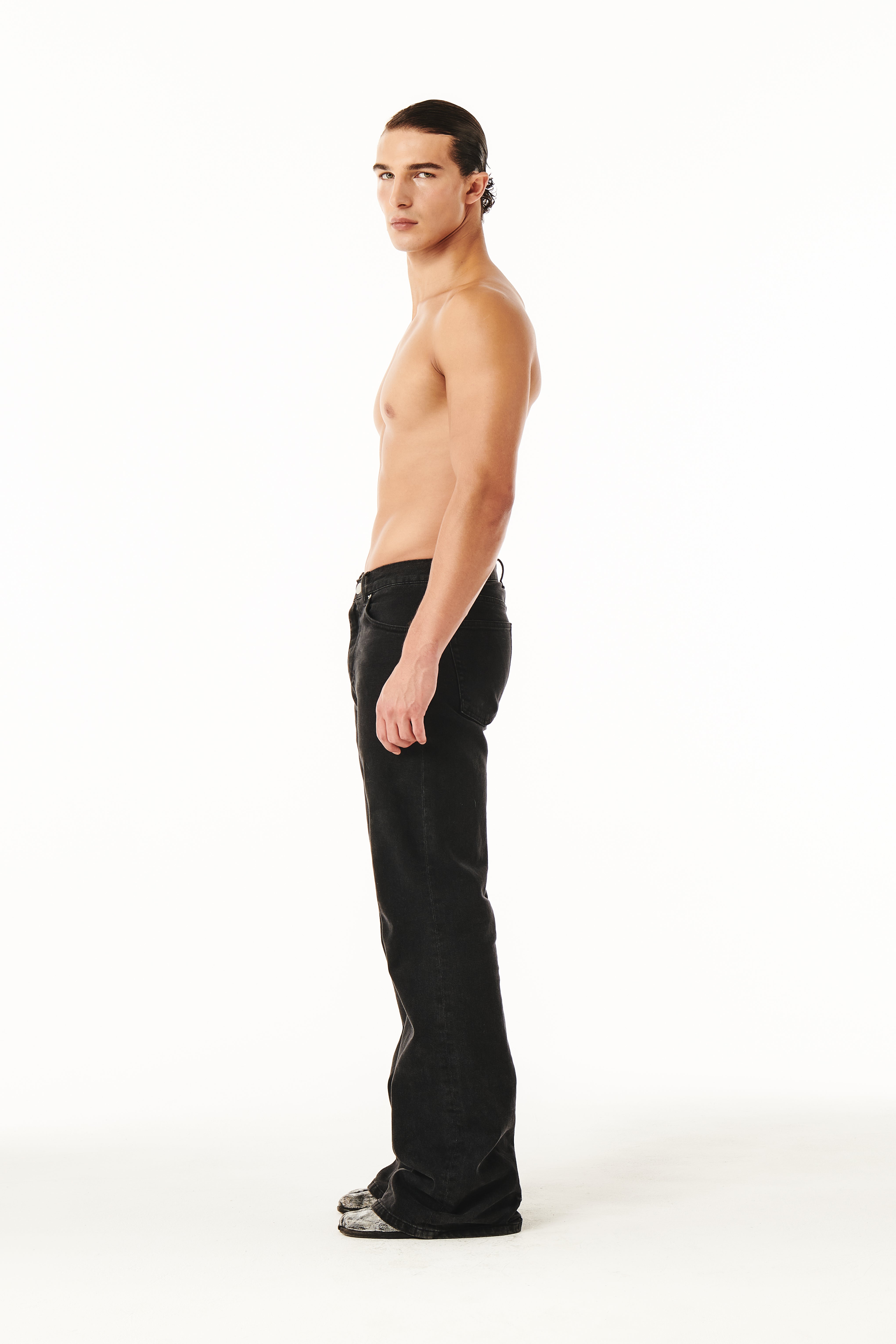 James Denim Pant Washed Black