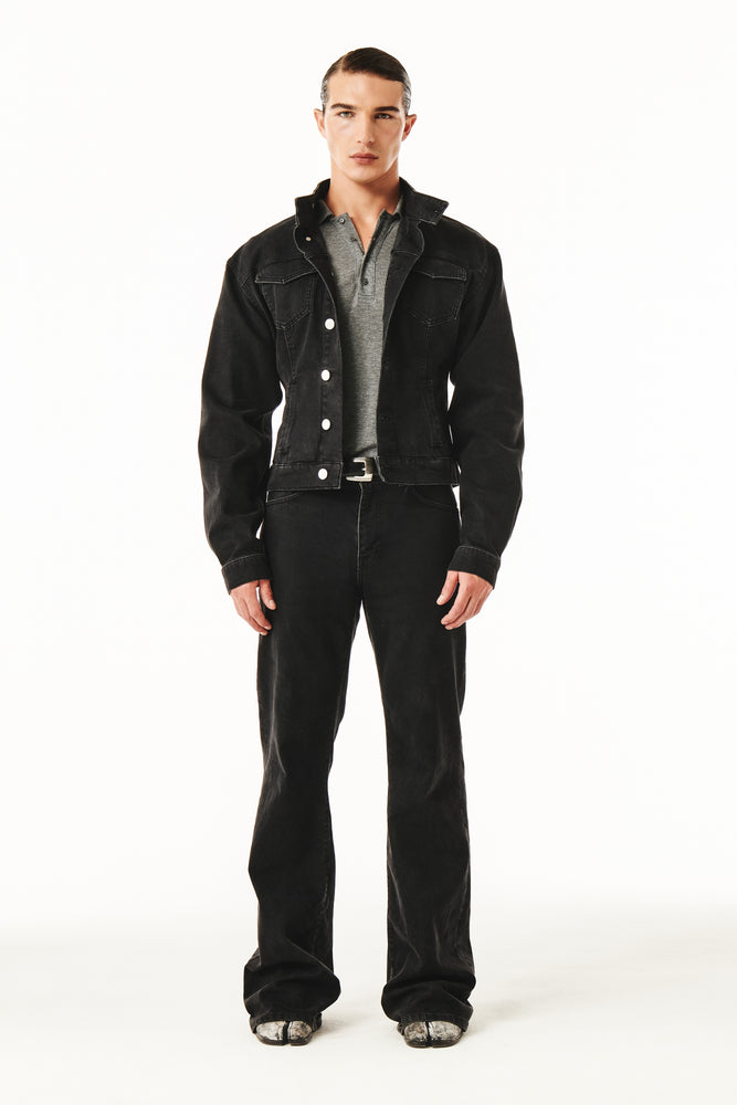 Orion Denim Jacket Washed Black