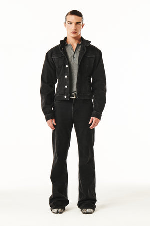 
            
                Load image into Gallery viewer, Orion Denim Jacket Washed Black
            
        