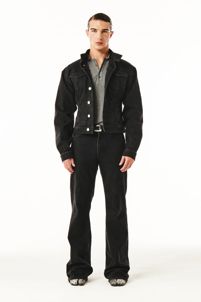 Orion Denim Jacket Washed Black
