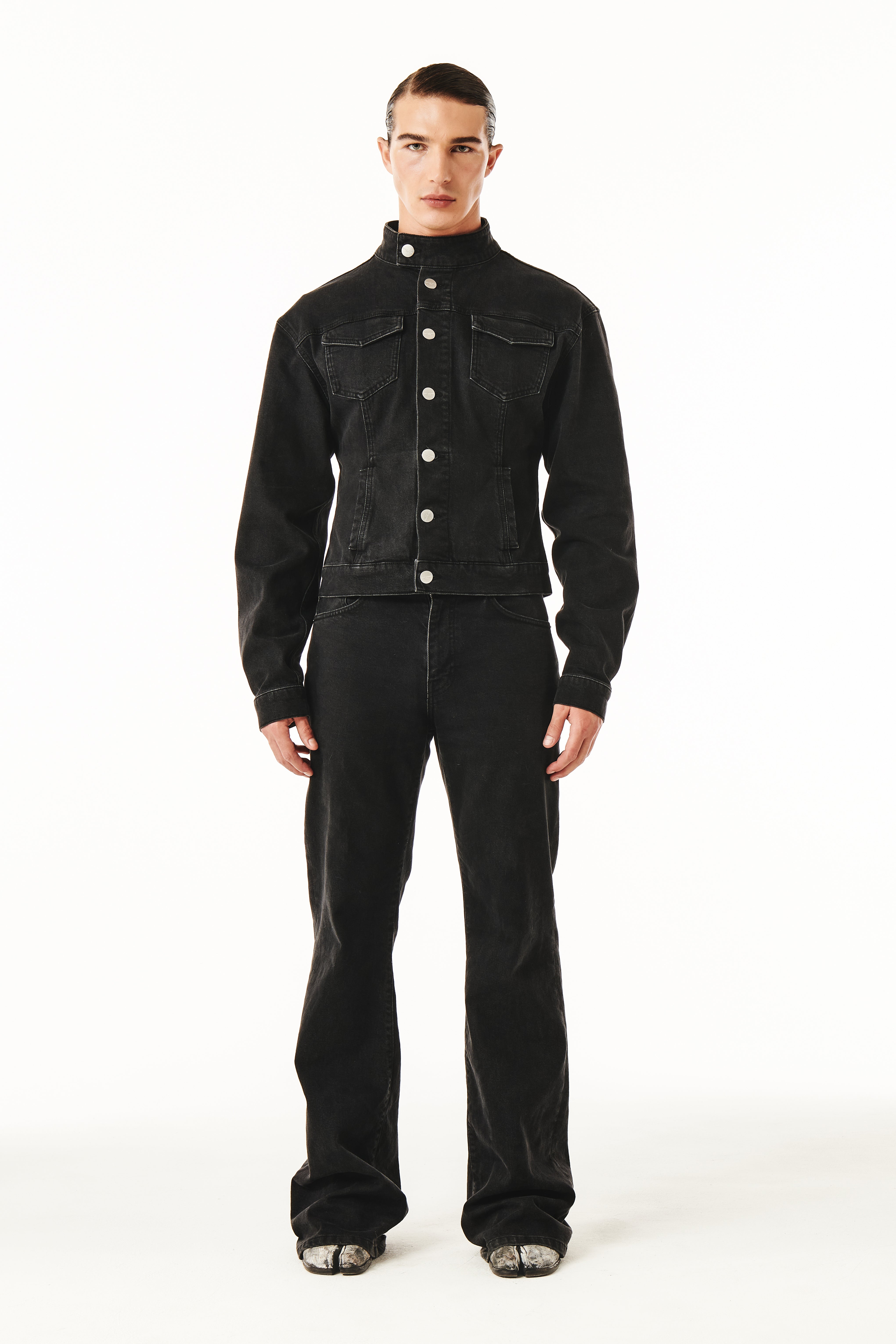 Orion Denim Jacket Washed Black