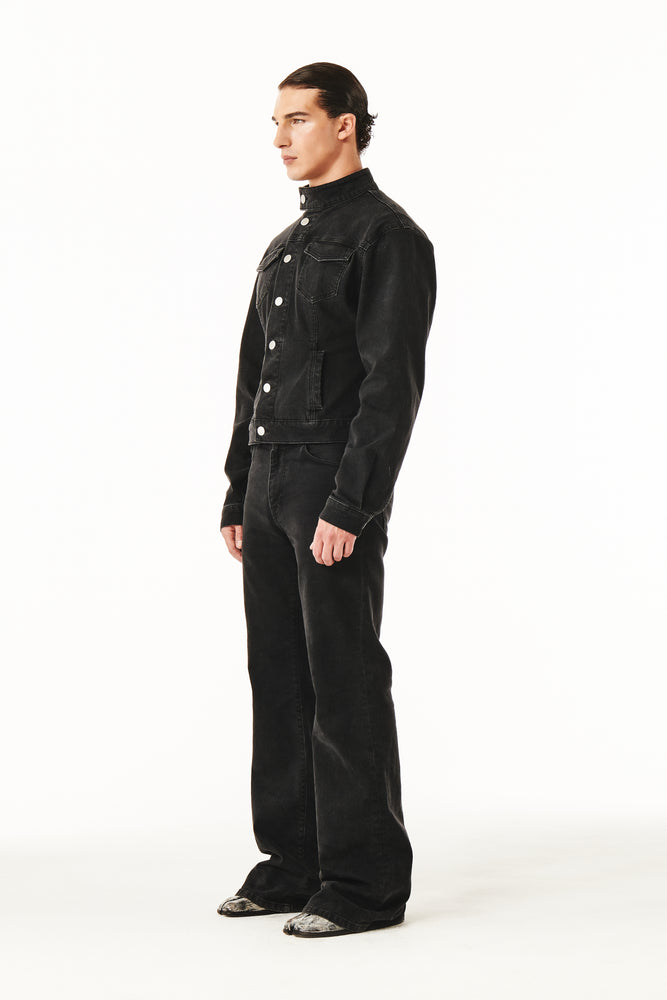 Orion Denim Jacket Washed Black