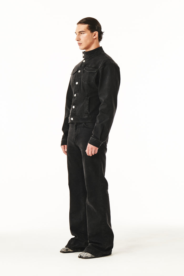 Orion Denim Jacket Washed Black