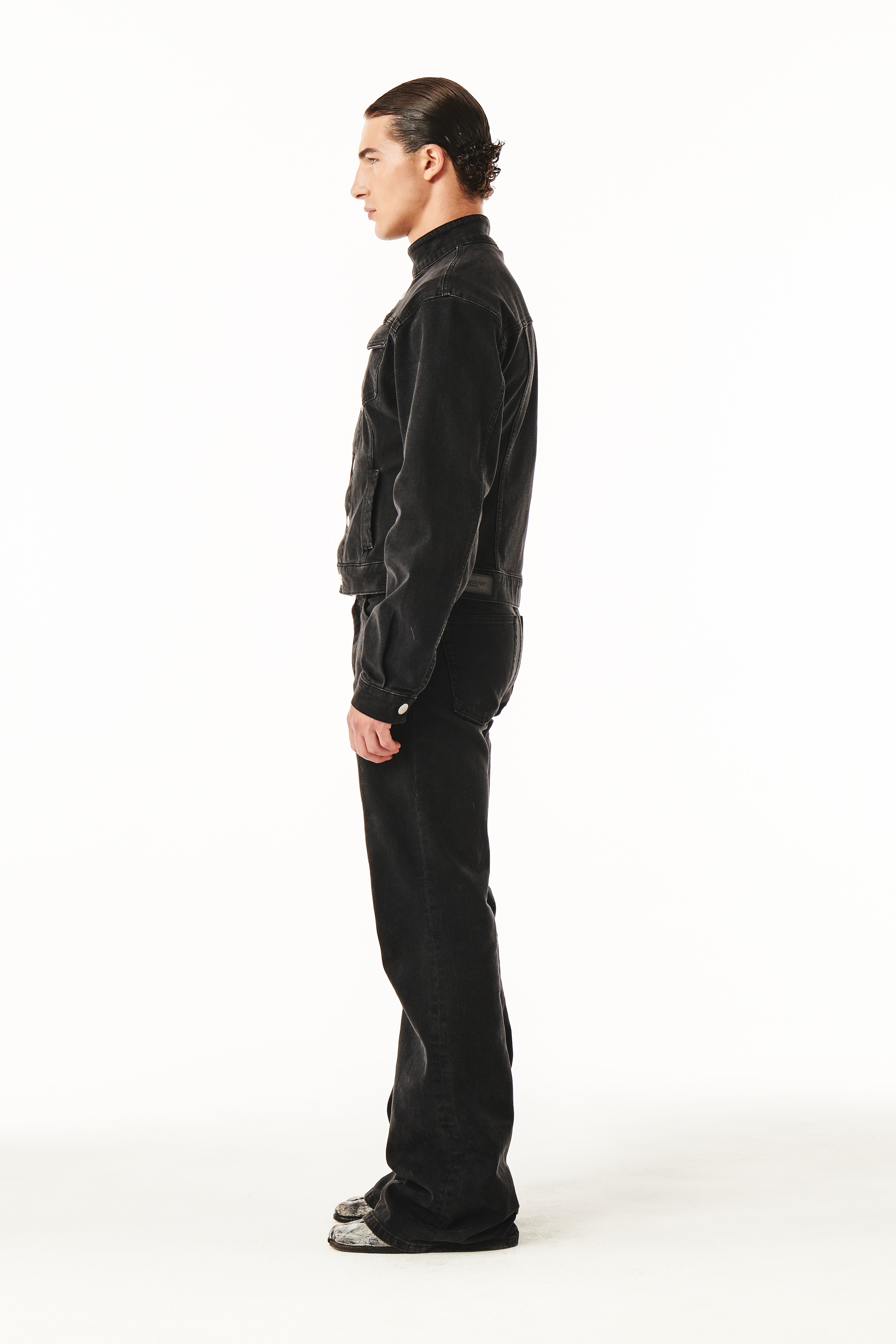 Orion Denim Jacket Washed Black