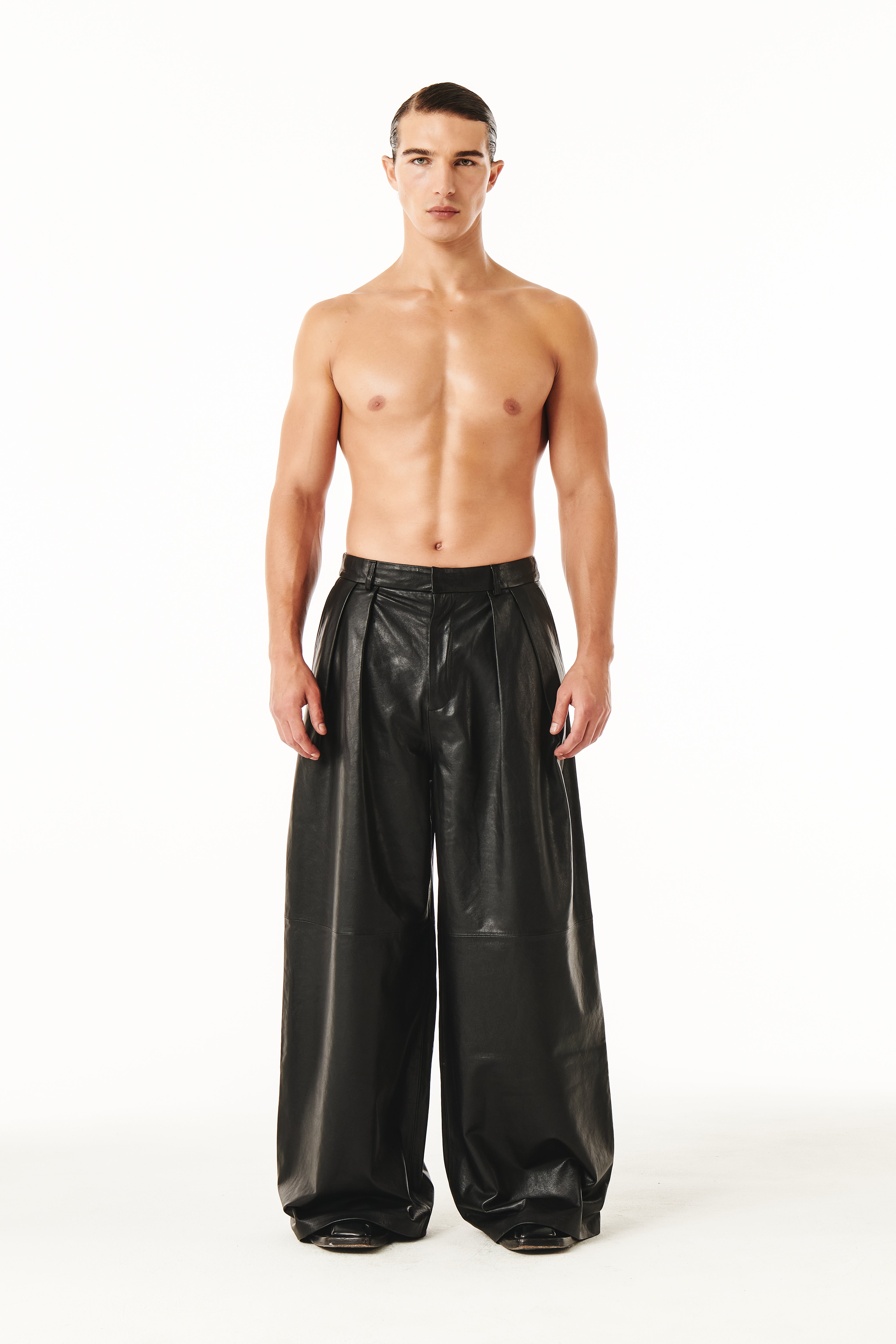 Eros Pant Black Leather