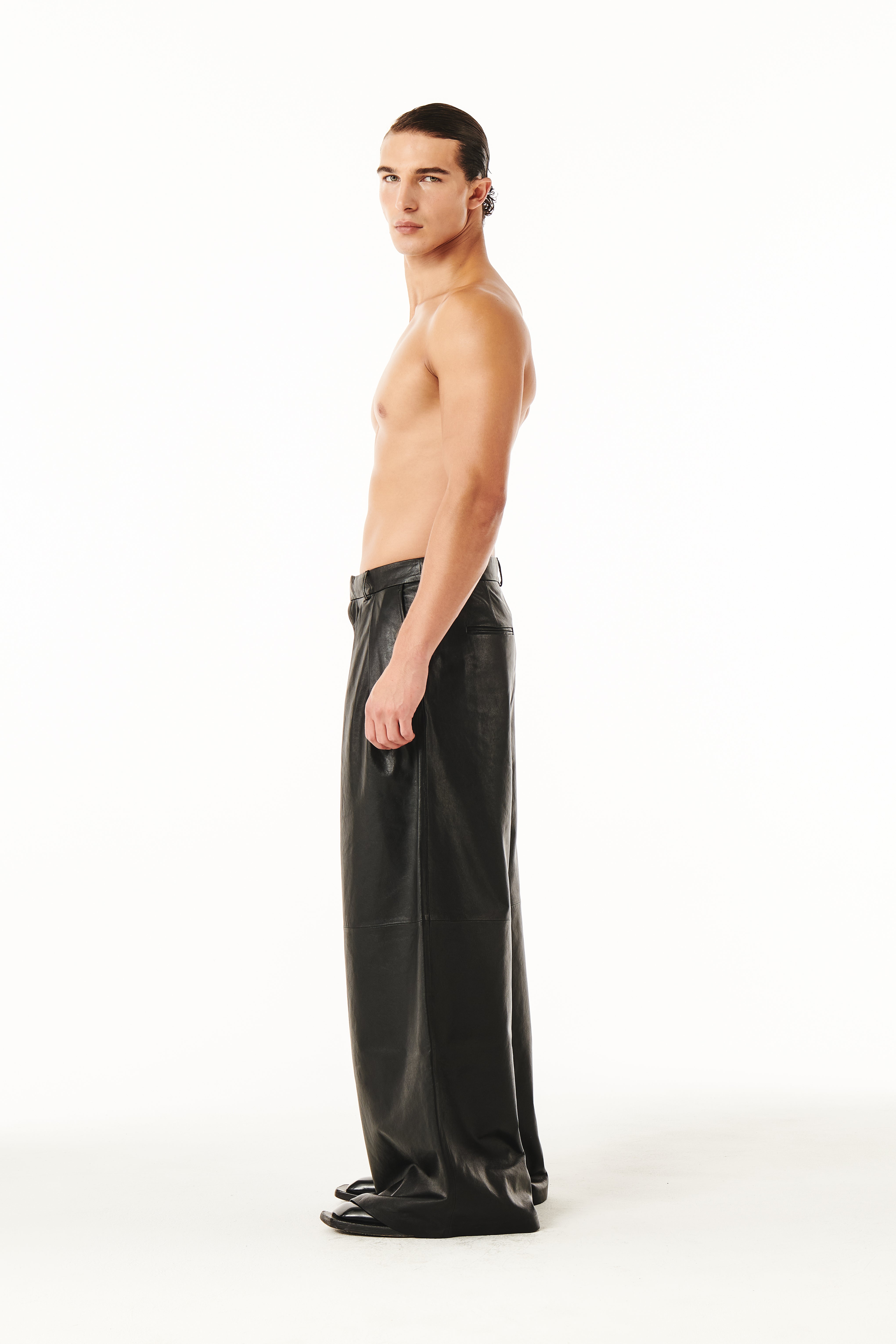 Eros Pant Black Leather