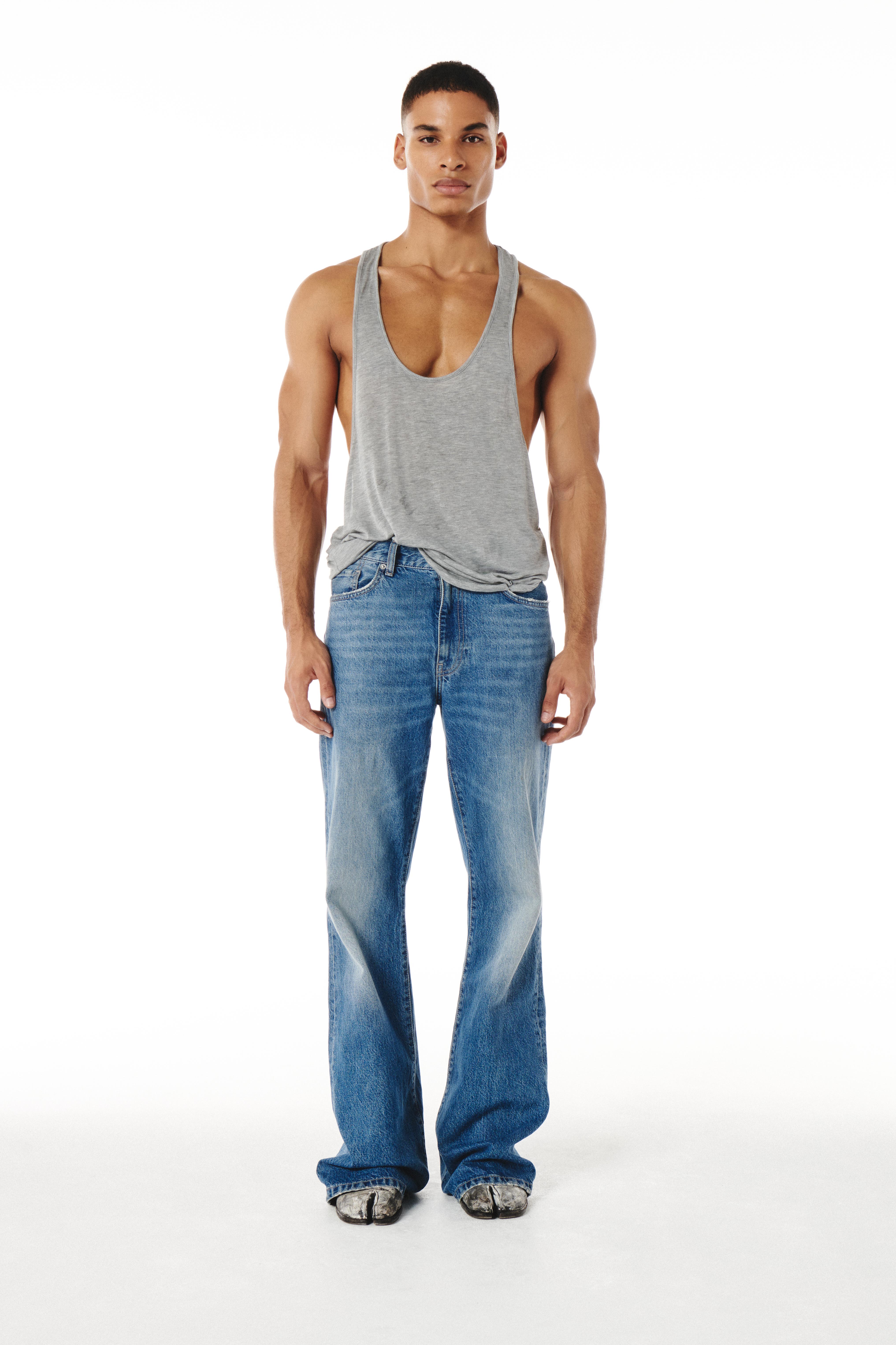 タンクトップ MURRAL Sheer crumpled tank (Light gray) Miles Tank Grey