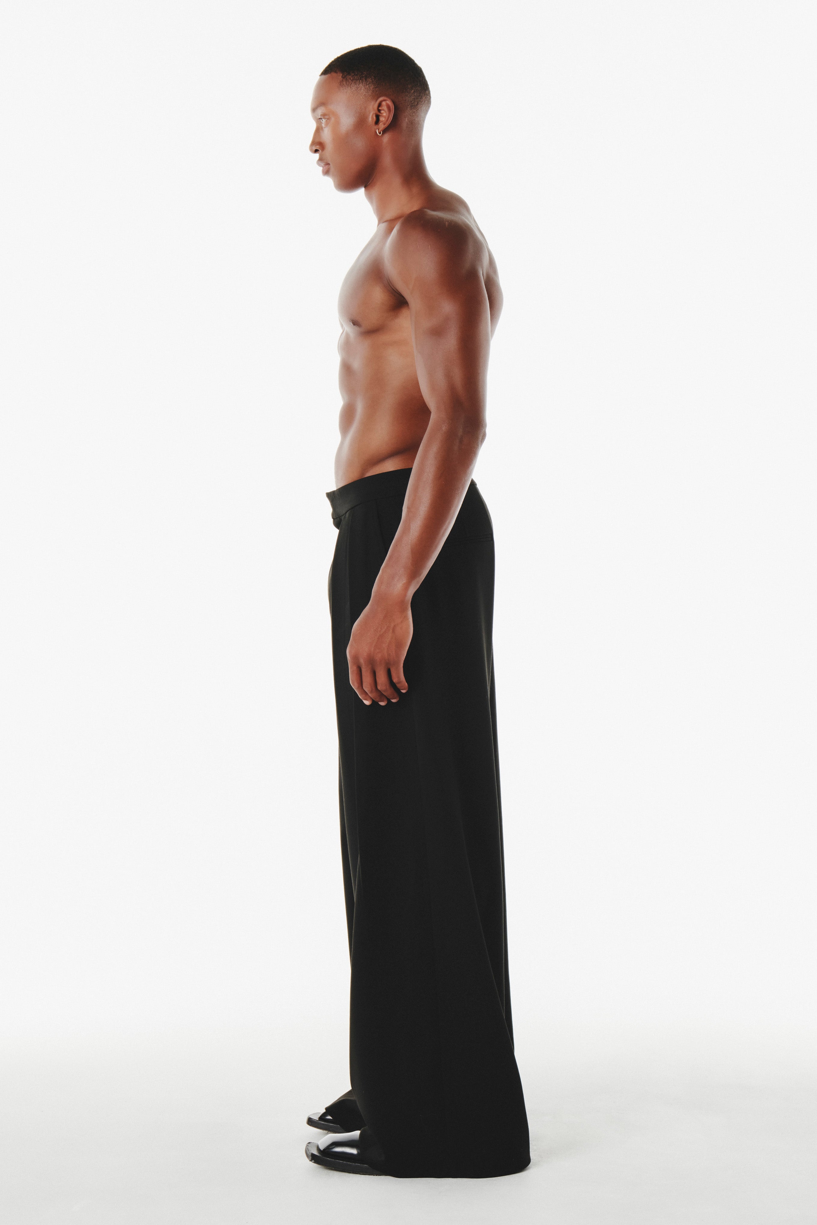 meer. RIPPLES SATAIN PANTSブラック meer. RIPPLES SATAIN PANTSブラック meer. RIPPLES SATAIN PANTSブラック