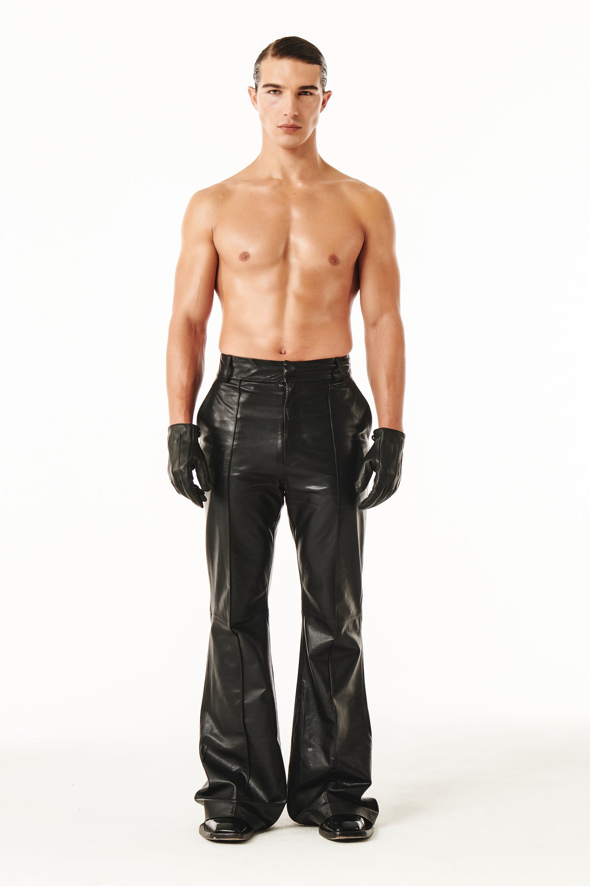 Gus Leather Gloves Black