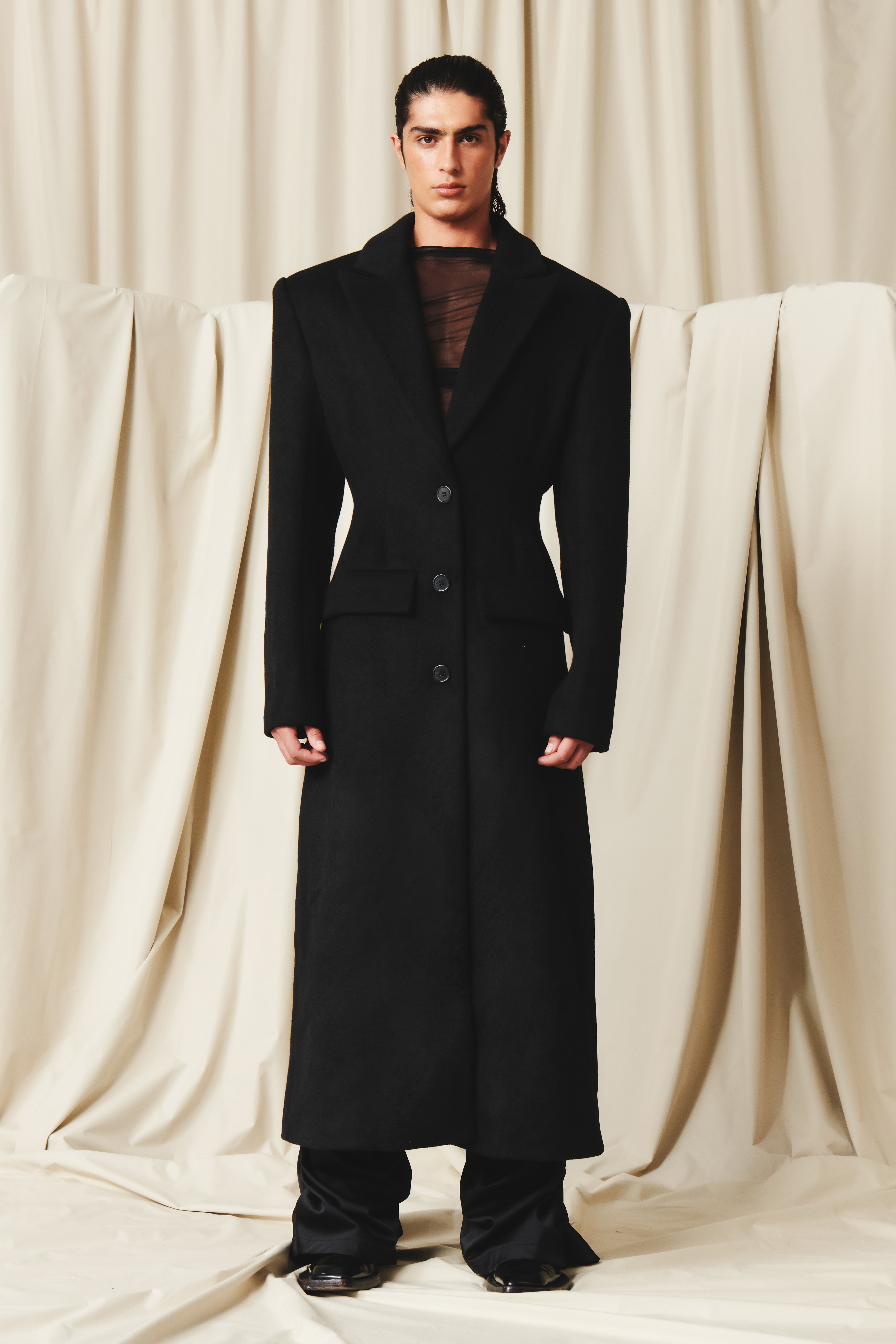 Gianni Coat Black