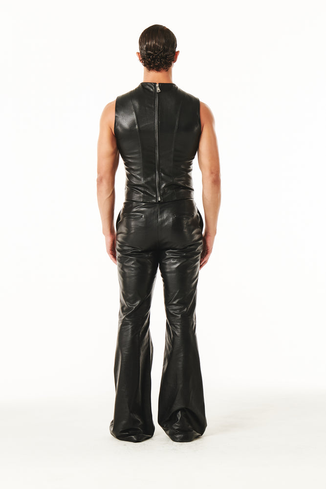 Sylas Black Leather