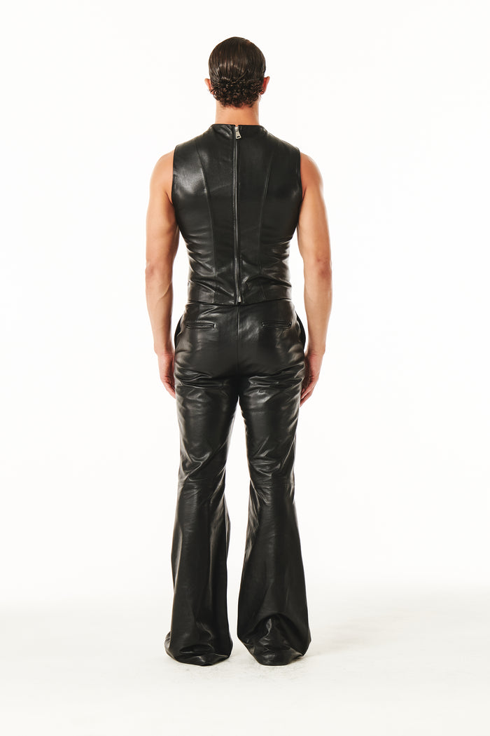 Sylas Black Leather