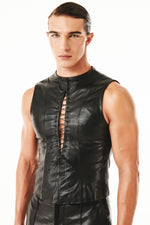 Sylas Black Leather