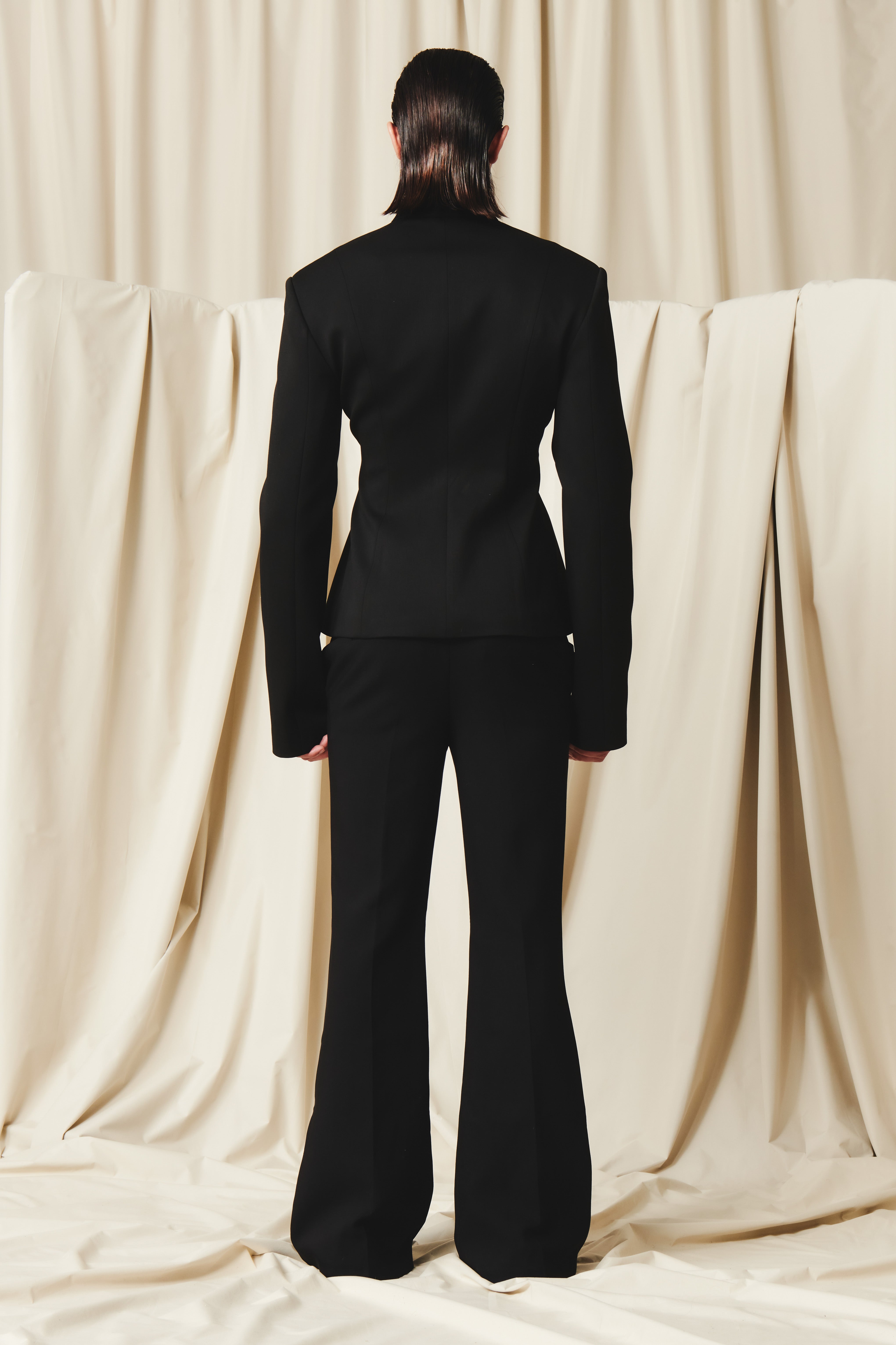 Jeffrey Blazer Black And White