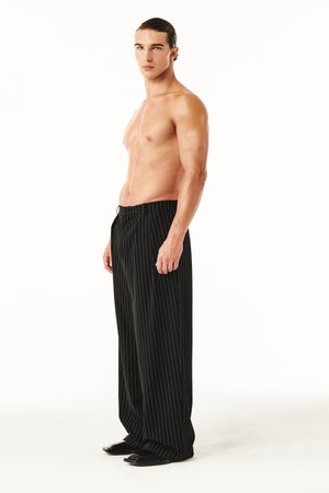 
            
                Load image into Gallery viewer, Benjamin Pants Black Pinstripe
            
        