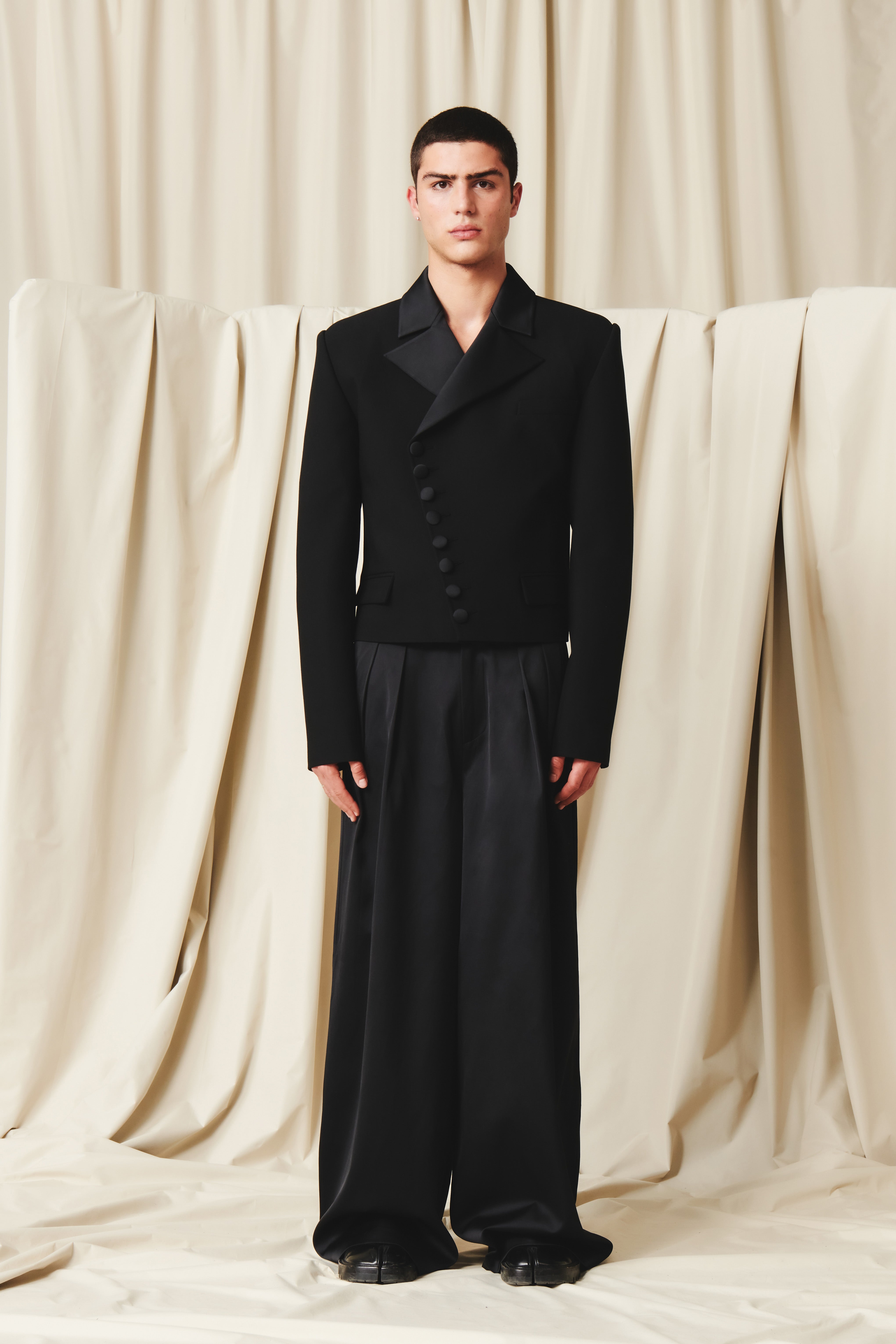 ジャケット・アウター IPIUIUGUALE3 SHOWL ROPE COAT BLACK Outerwear | Jackets & Coats | SALT MURPHY