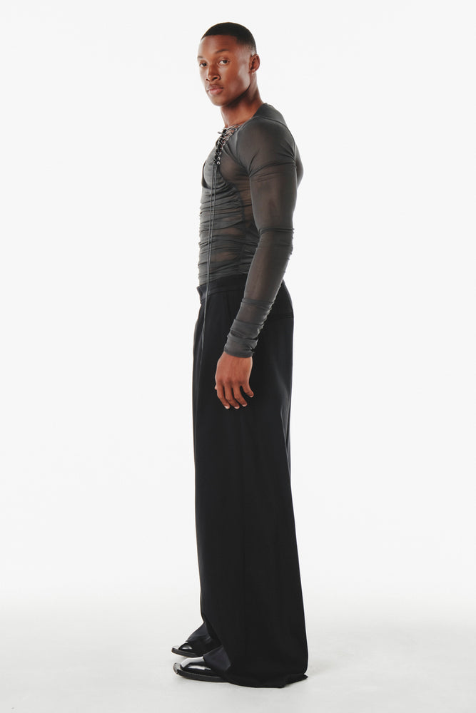 Blaise Top Grey Mesh
