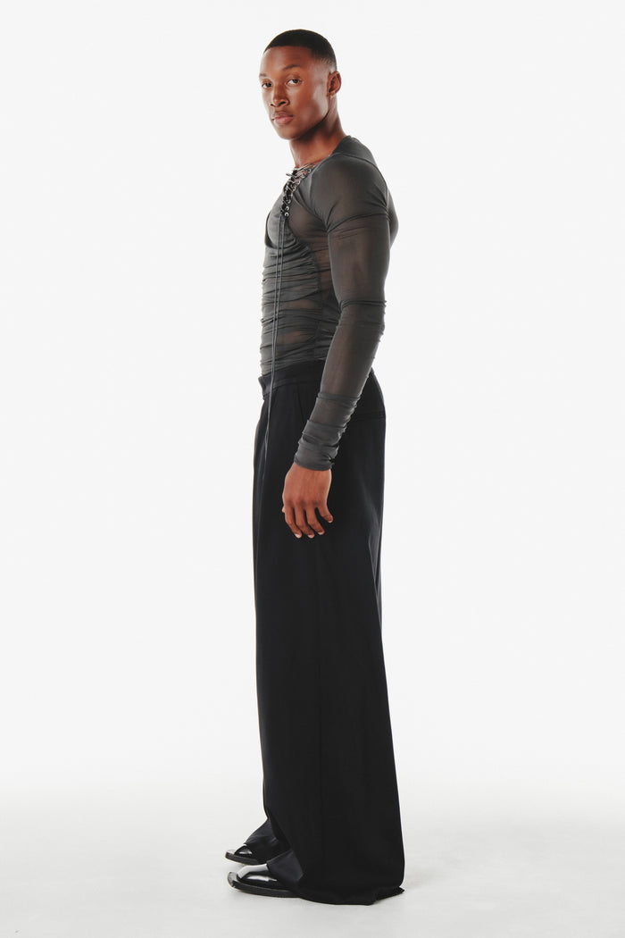 Blaise Top Grey Mesh