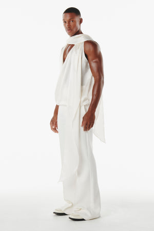 
            
                Load image into Gallery viewer, Florentine Top Ivory SILK
            
        