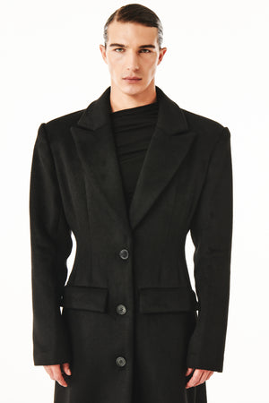 
            
                Load image into Gallery viewer, Gianni Coat Black
            
        