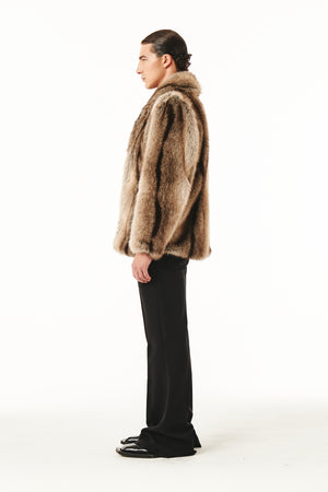 
            
                Load image into Gallery viewer, Sullivan Fur Jacket Natural
            
        