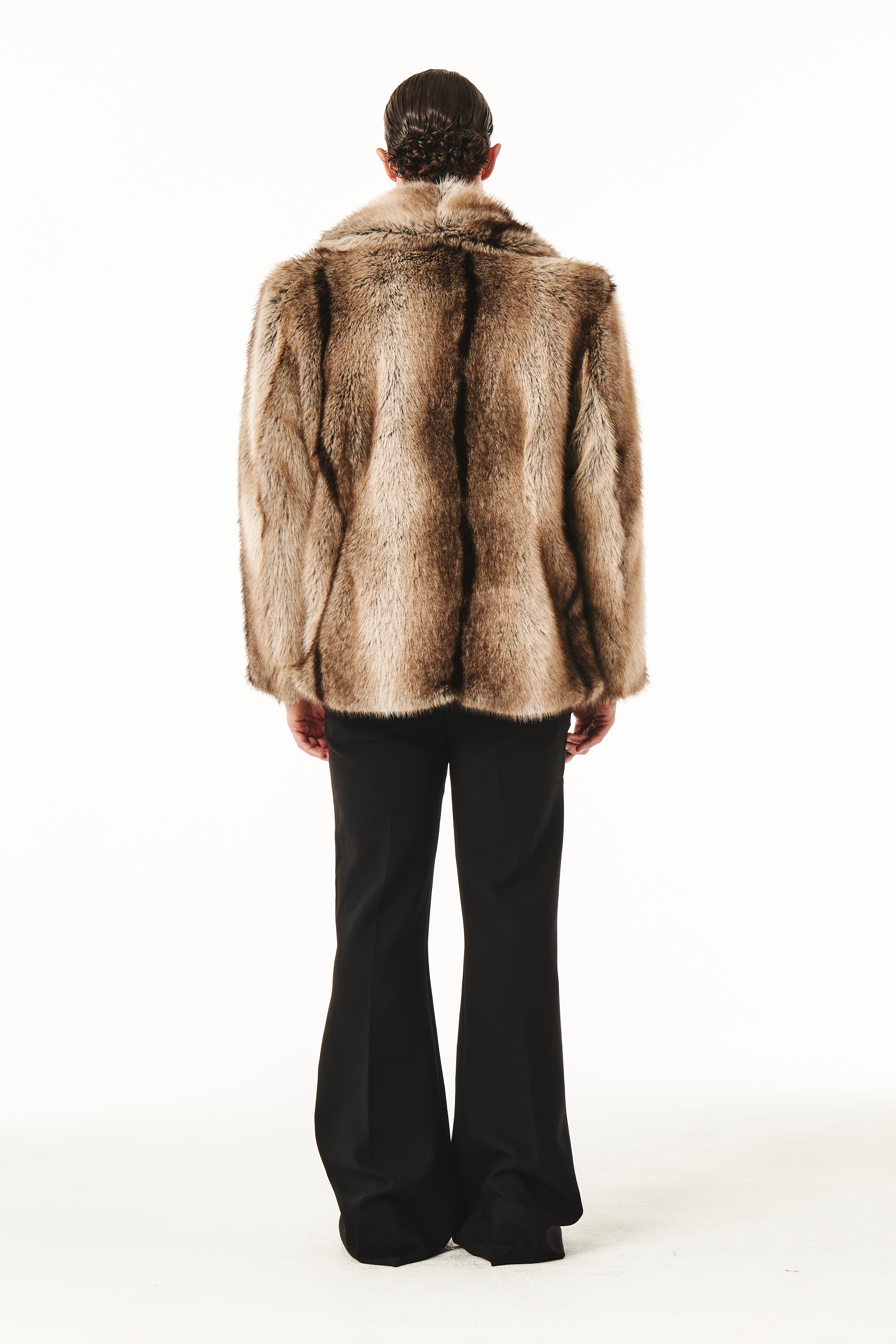 【新品、未使用品】muguet duffle short fur coat Sullivan Fur Jacket Natural