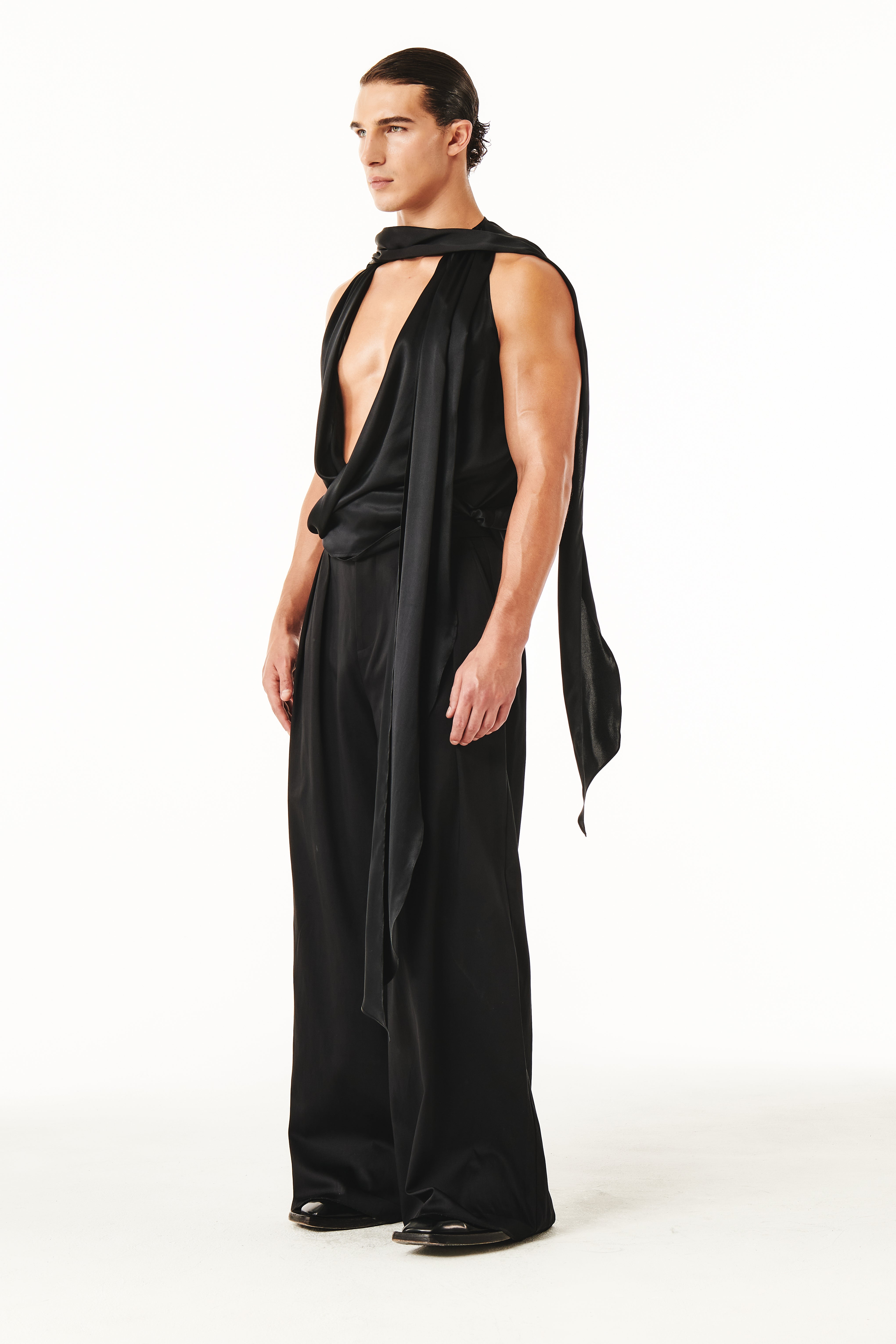 Florentine Top Black SILK