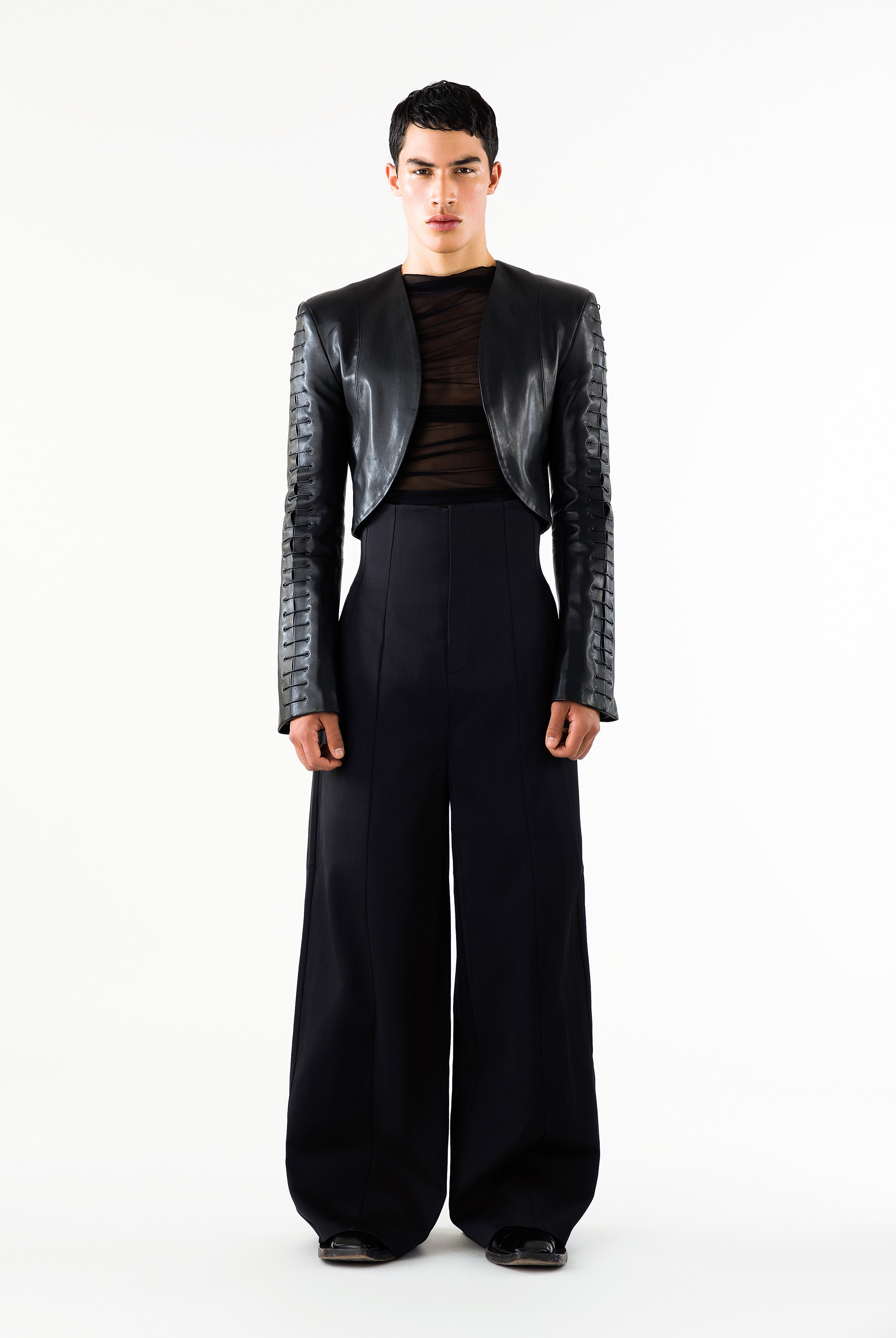 Milo Jacket Black Leather