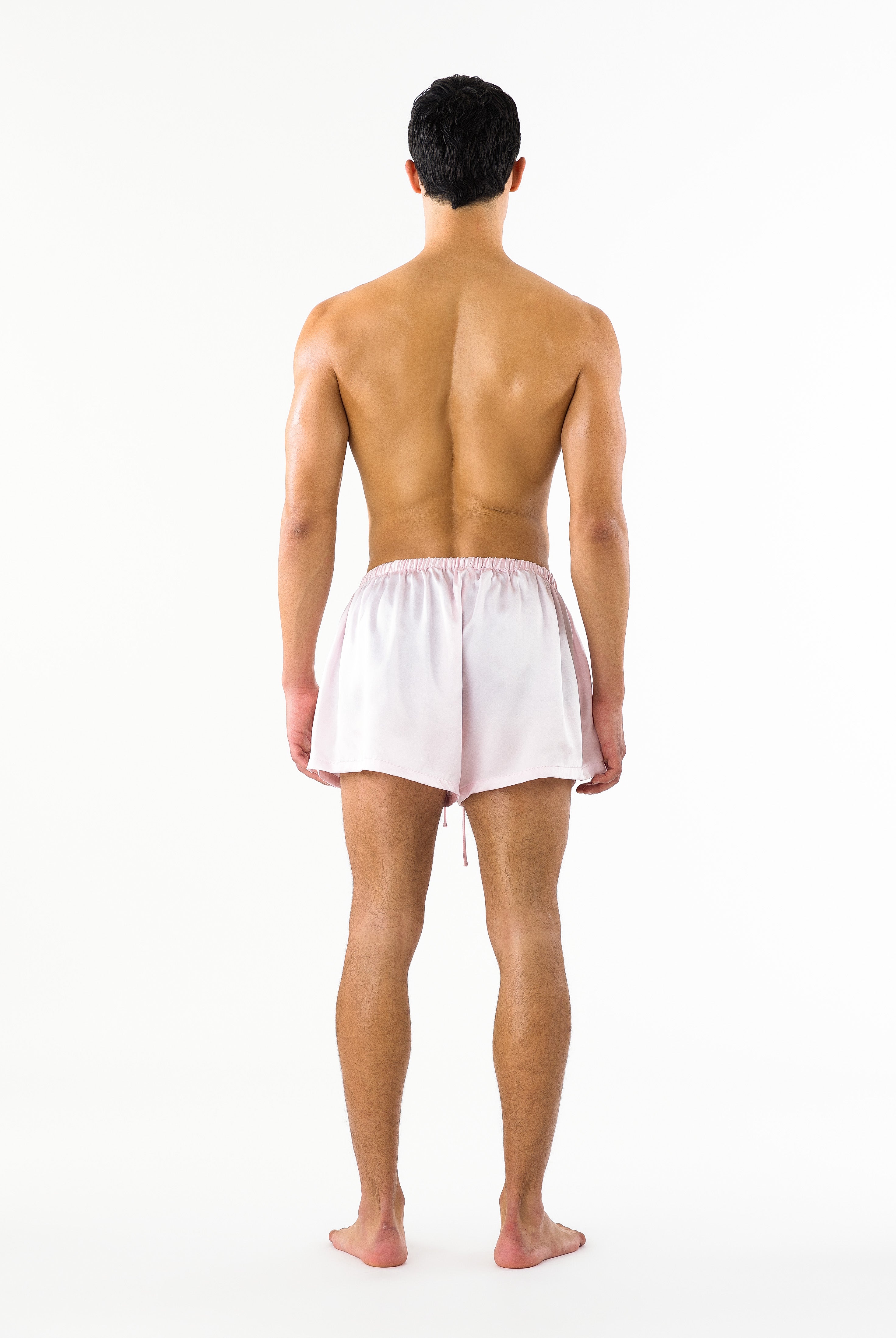 Nicolo Silk Short Pink