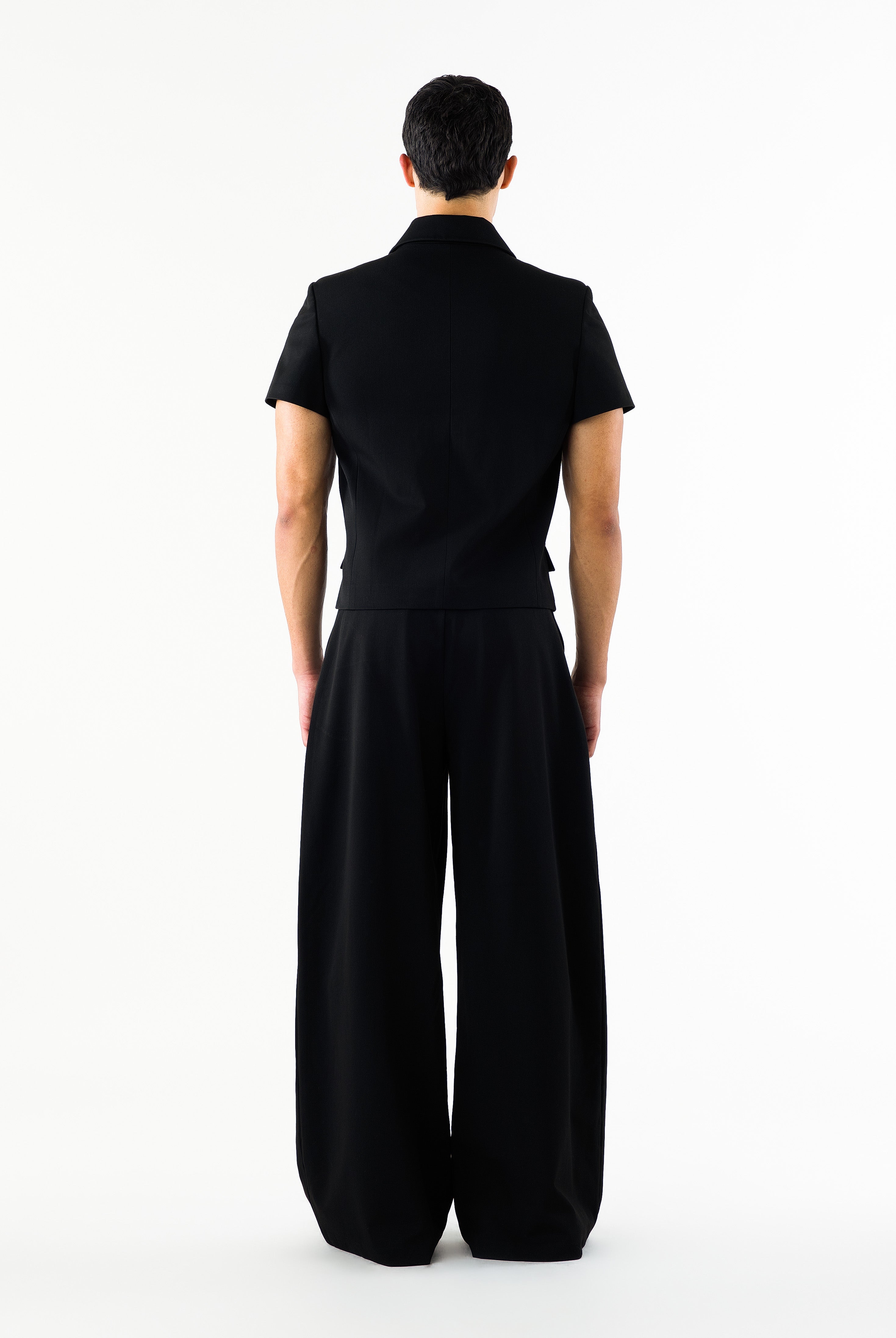 Erza Short Sleeves Blazer Black