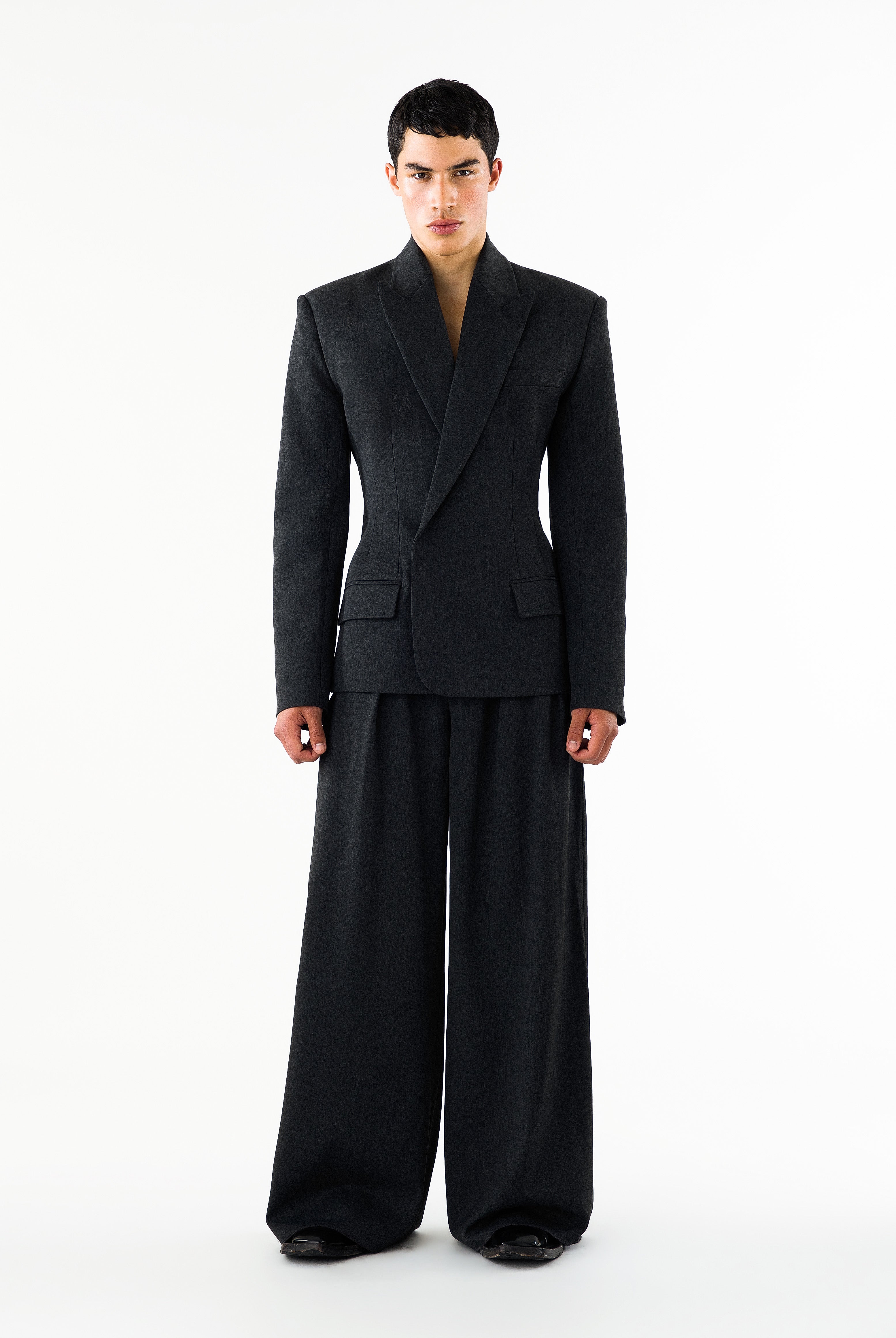 Yann Blazer Charcoal