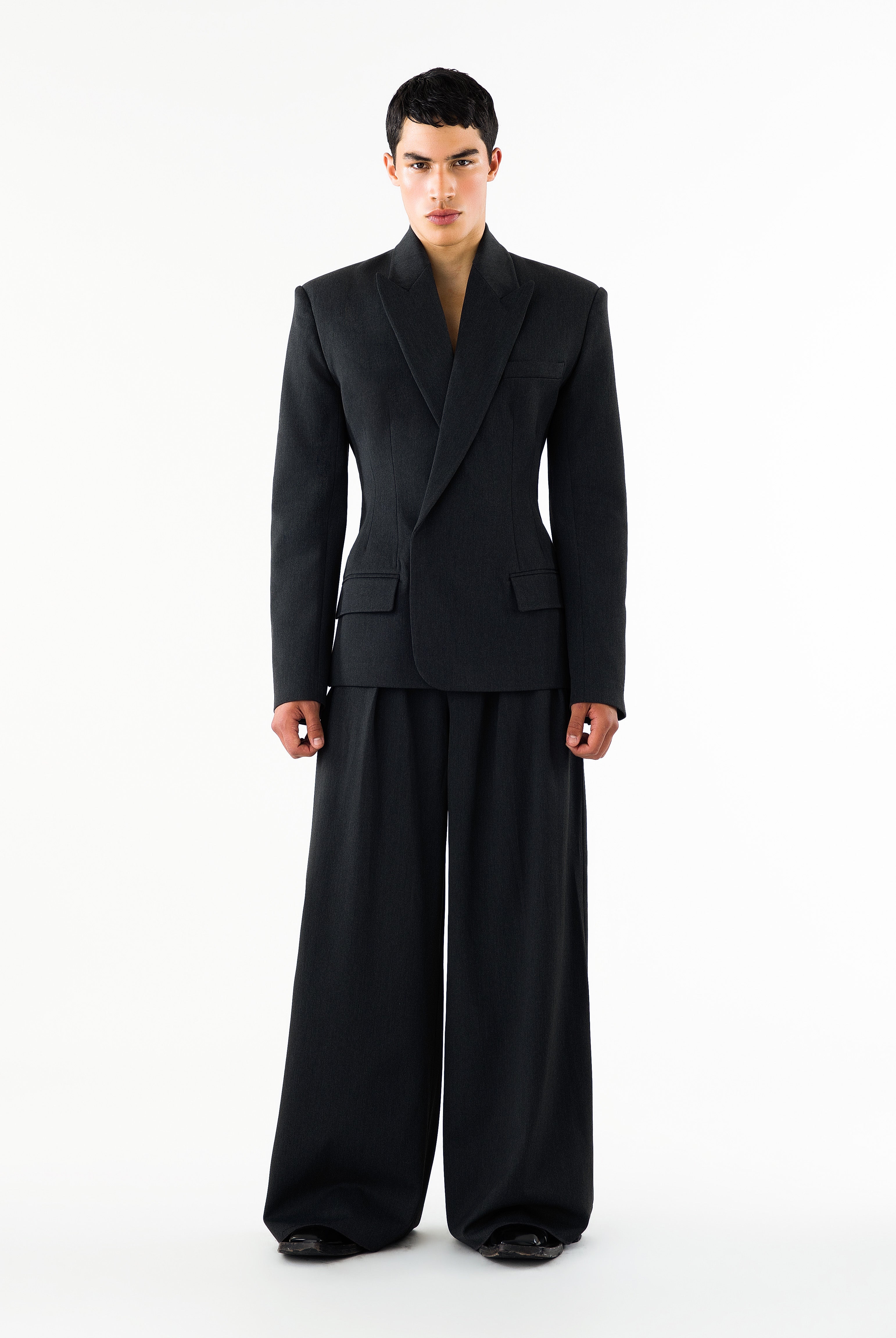 Yann Blazer Charcoal